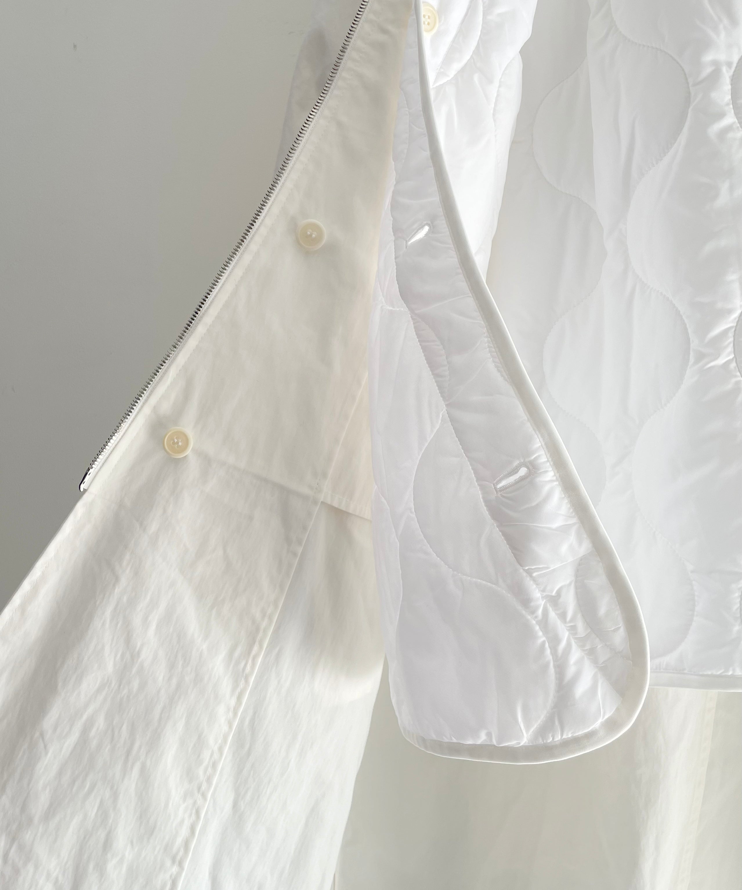 POST ARCHIVE FACTION(PAF) M66 parka "WHITE"