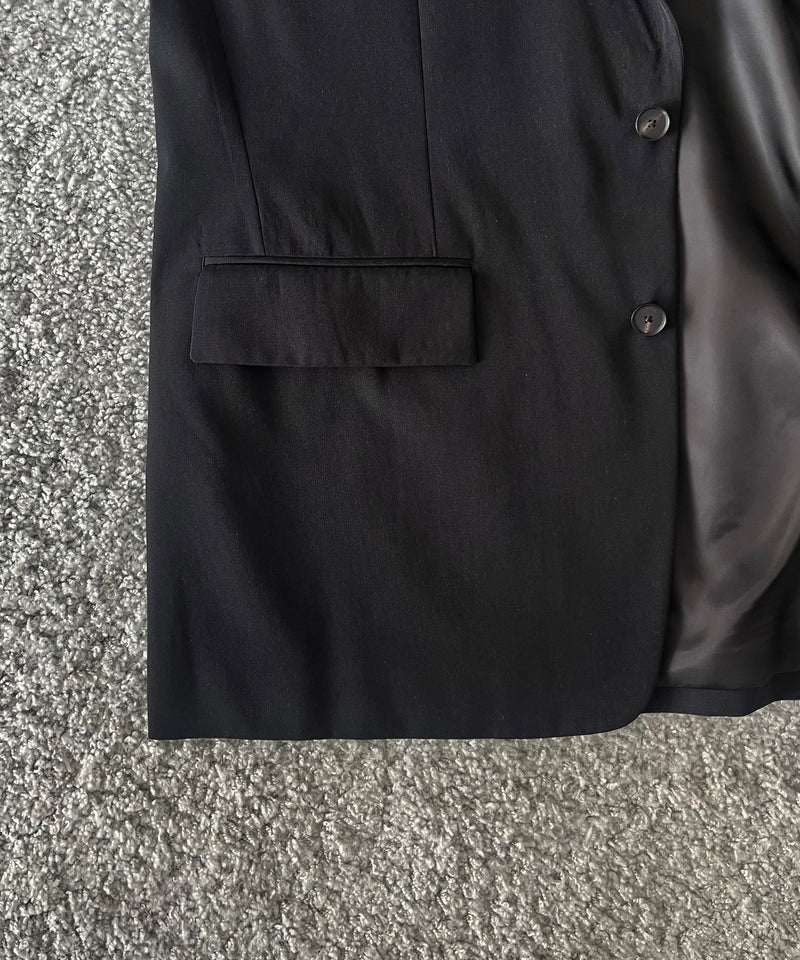 AURALEE Light wool max gabardine jacket "TOP BLACK"
