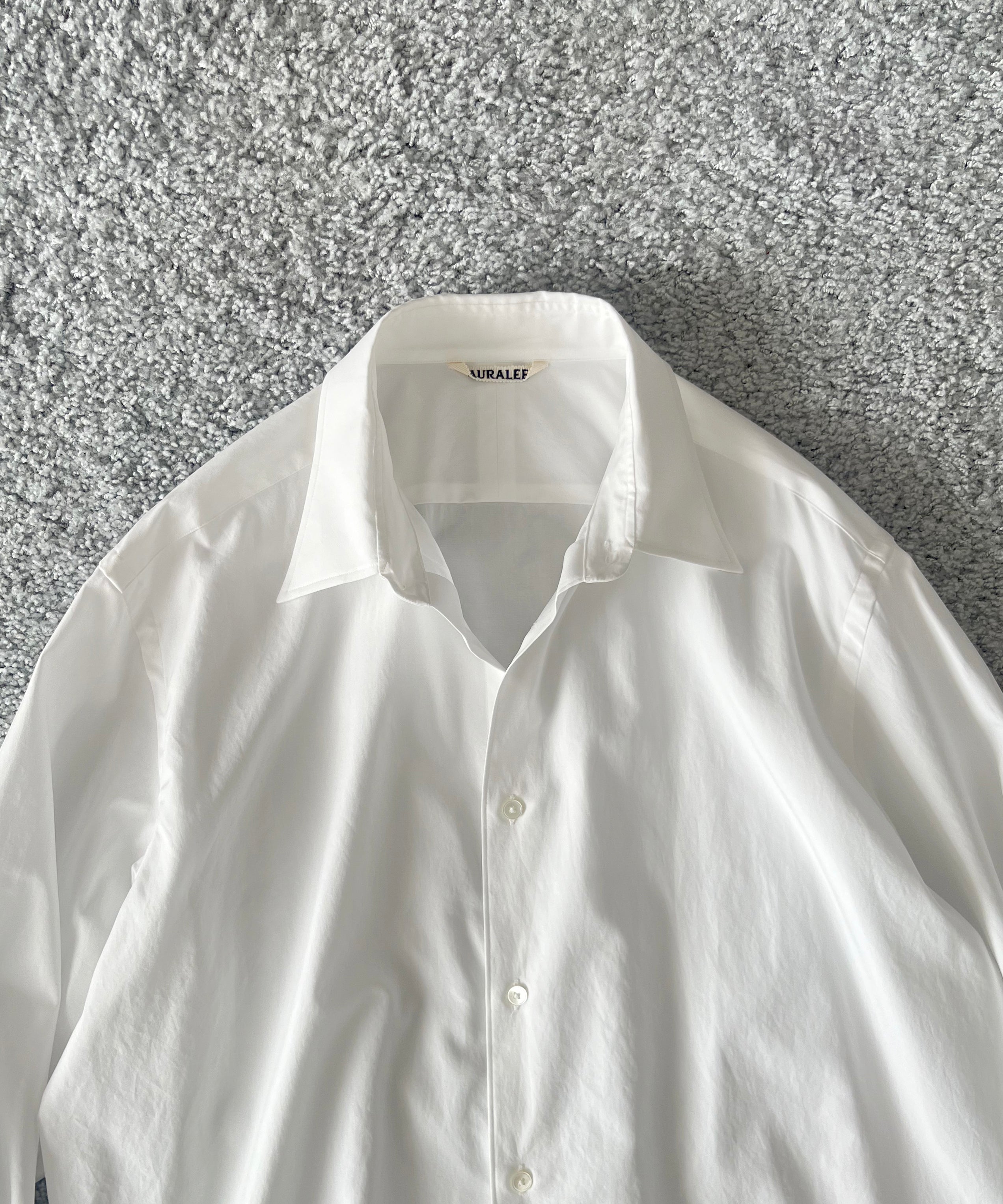 AURALEE【オーラリー】Washed finx twill shirt 