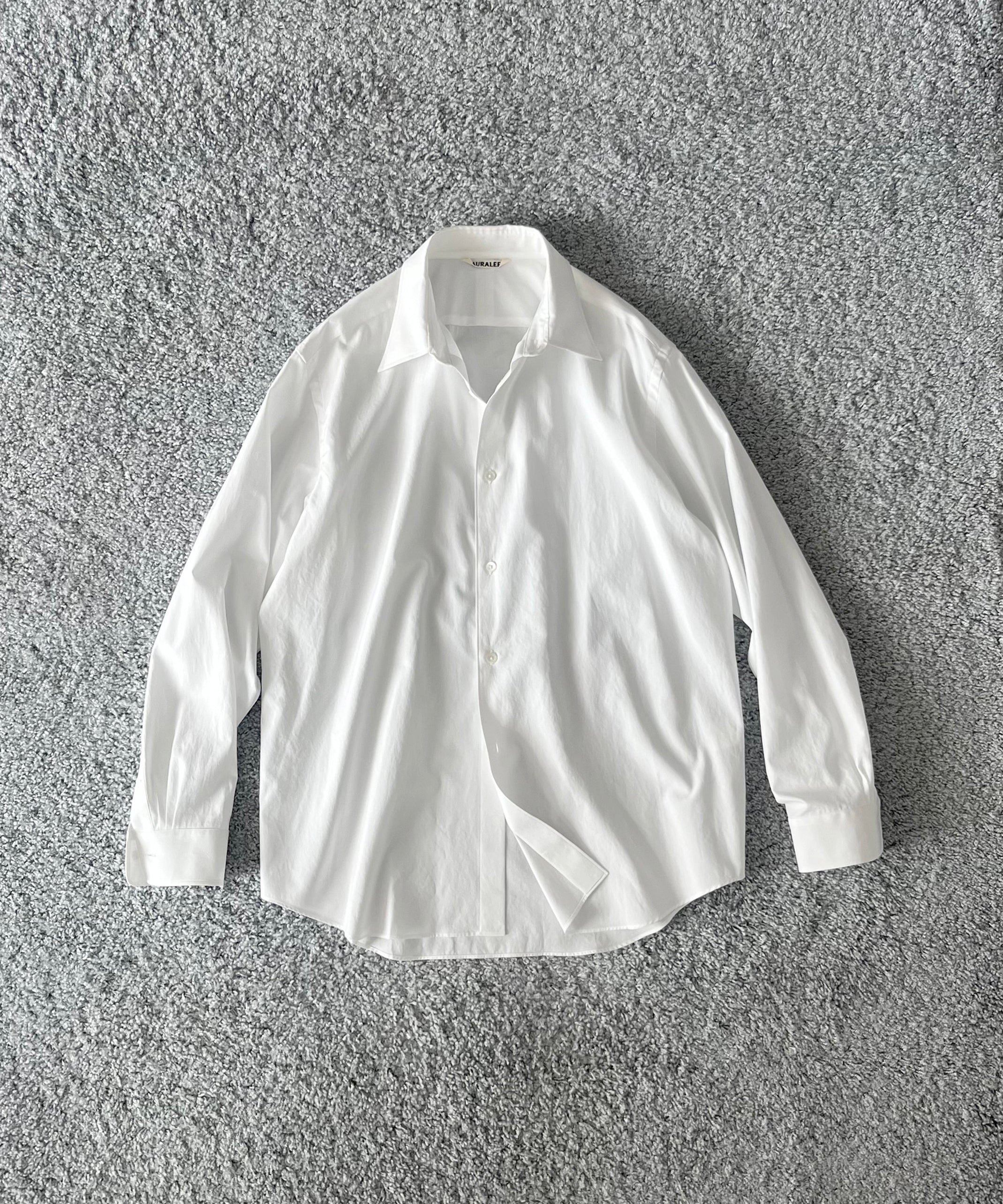 AURALEE【オーラリー】Washed finx twill shirt 
