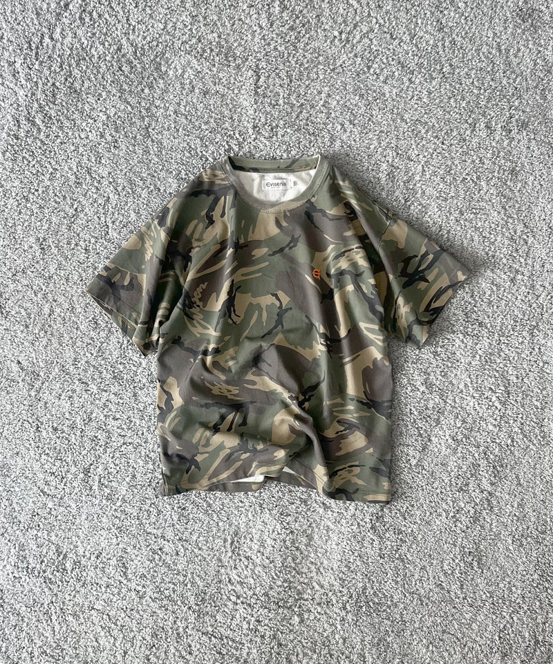 Evisen Skateboardsゑ E logo camo tee "CAMO"