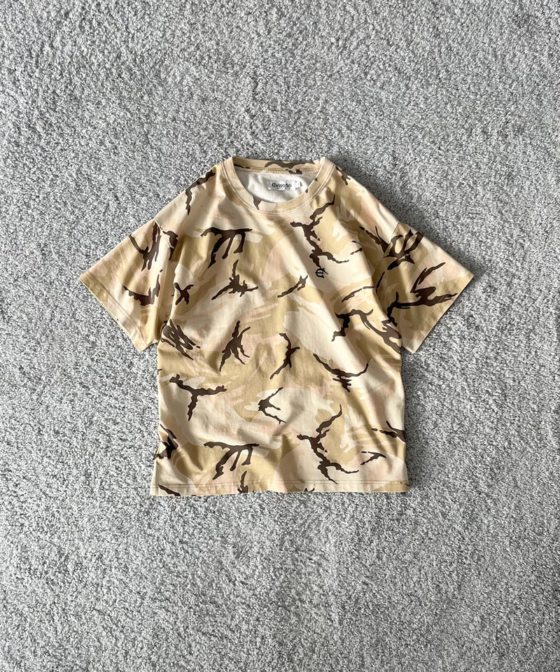 Evisen Skateboardsゑ E logo camo tee "CAMO"