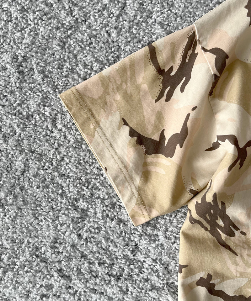 Evisen Skateboardsゑ E logo camo tee "SAND CAMO"