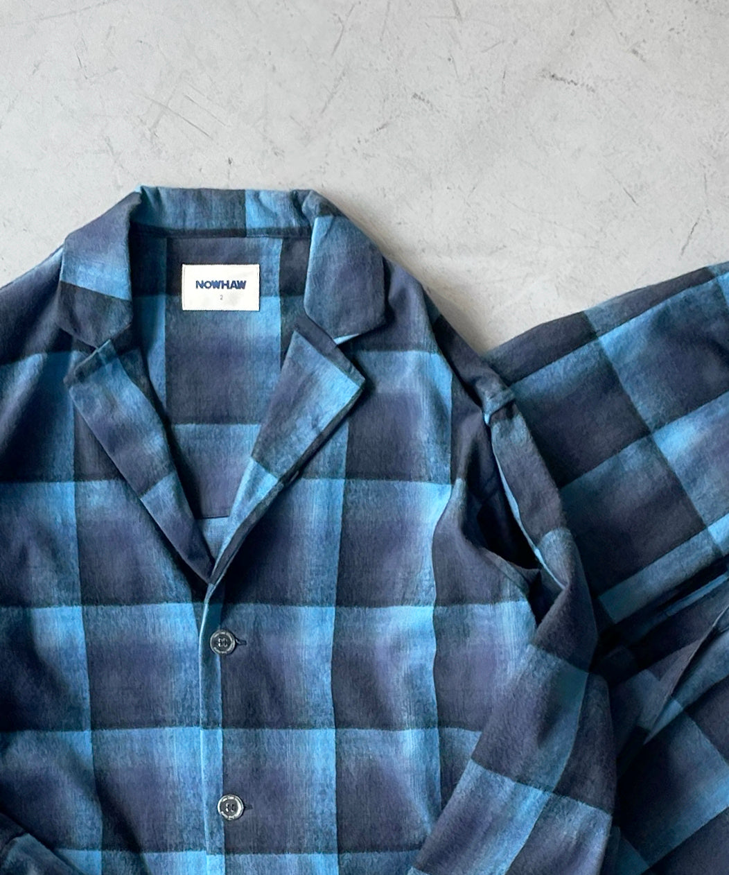 NOWHAW "Day" pajama "BLUE"