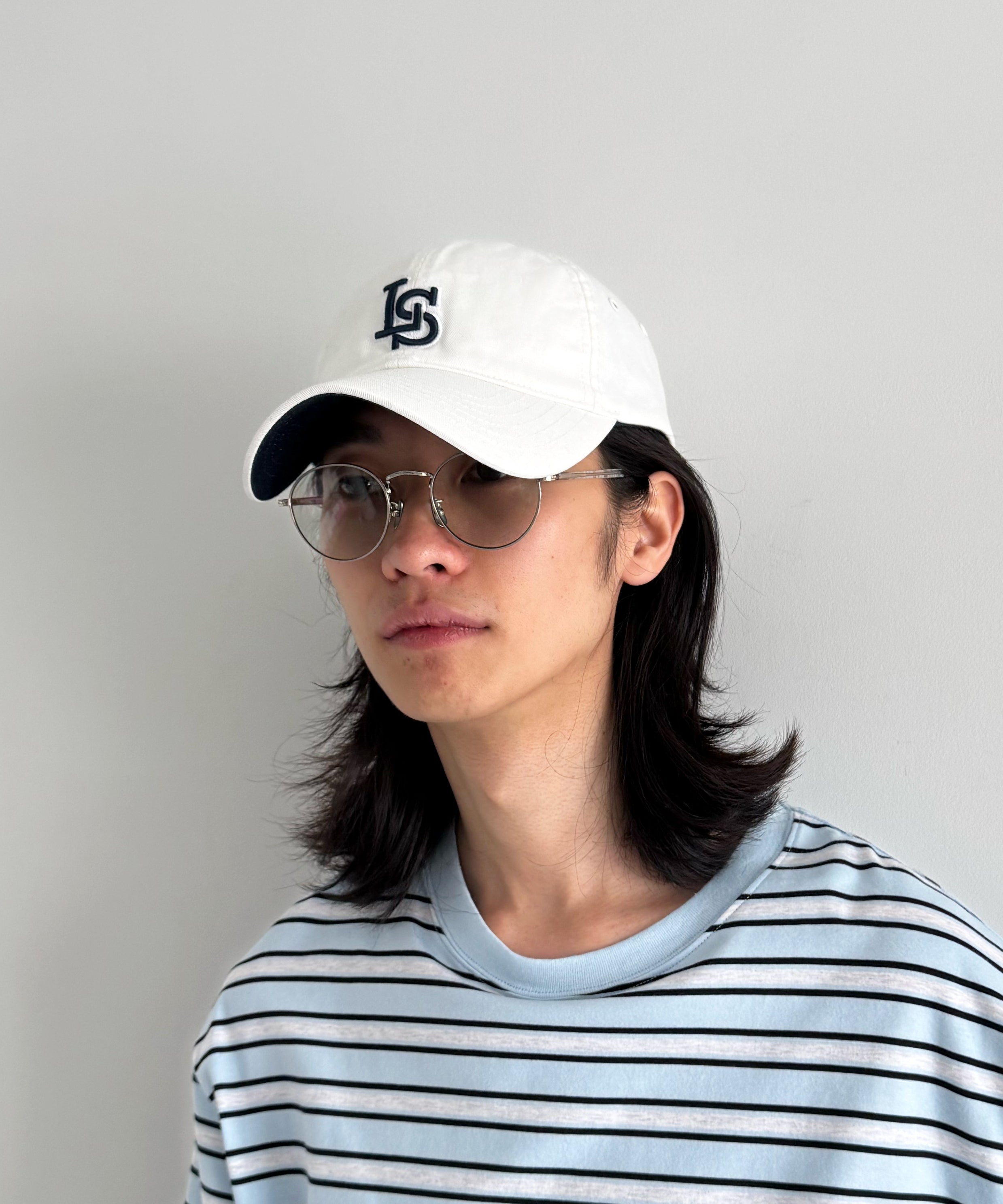 【EXCLUSIVE】NOCHINO OPTICAL "Kyokusui" "PLUTINUM SILVER FLAME & CLEAR FRAME × GREY GREEN TO D.GREY"