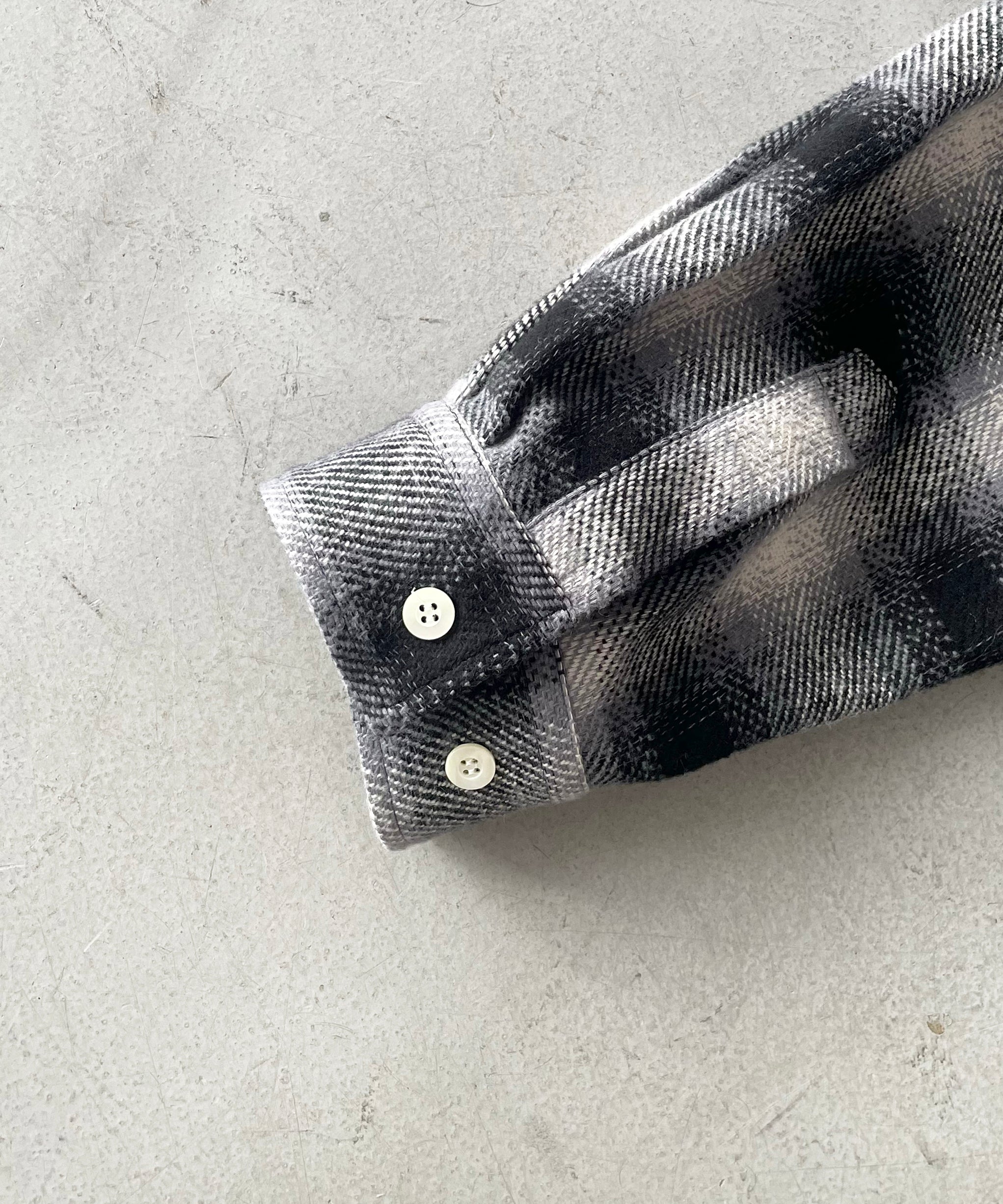 COTTON PAN Venis ネルシャツ "BLACK"