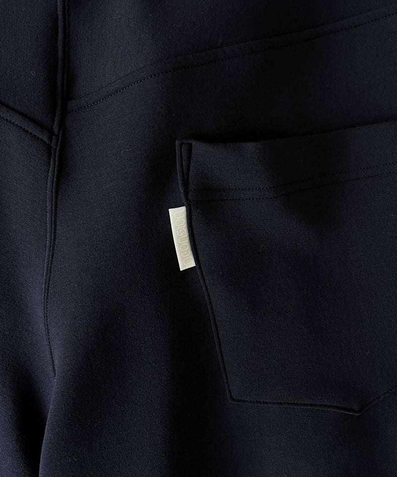 【EXCLUSIVE】NEONSIGN Wide tech slacks "SOLID NAVY"