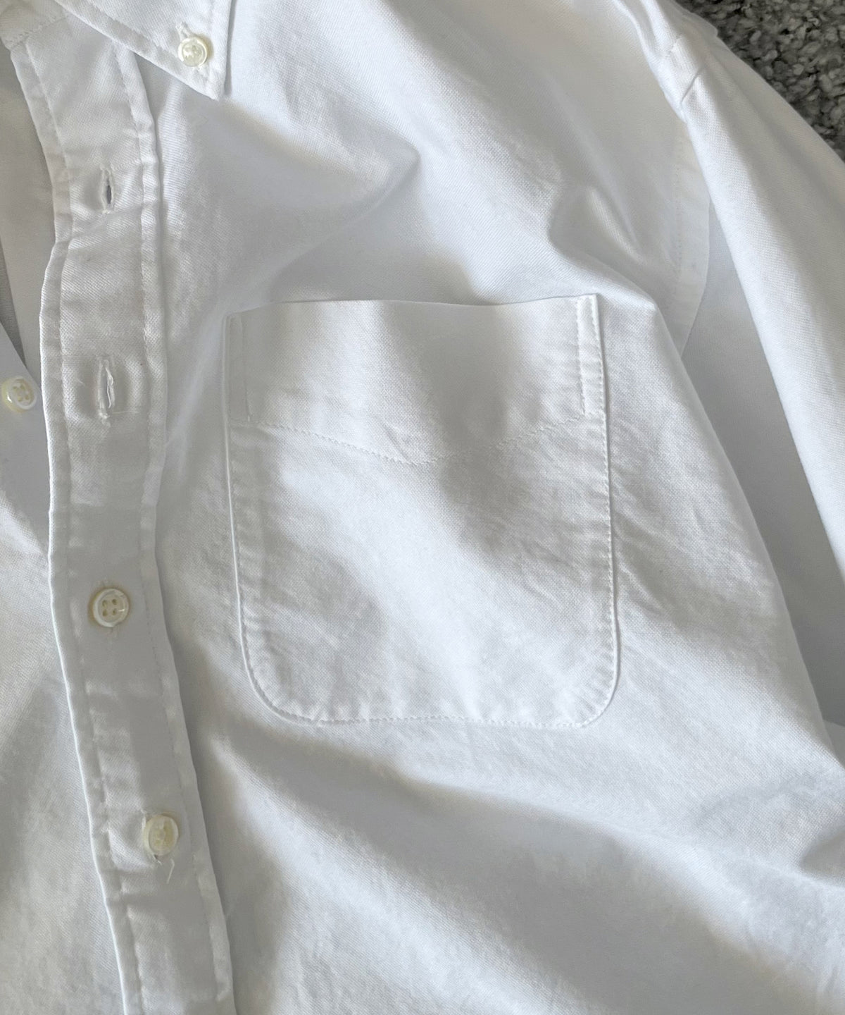 ENGINEERED GARMENTS 19 Century bd shirt - cotton oxford "WHITE"