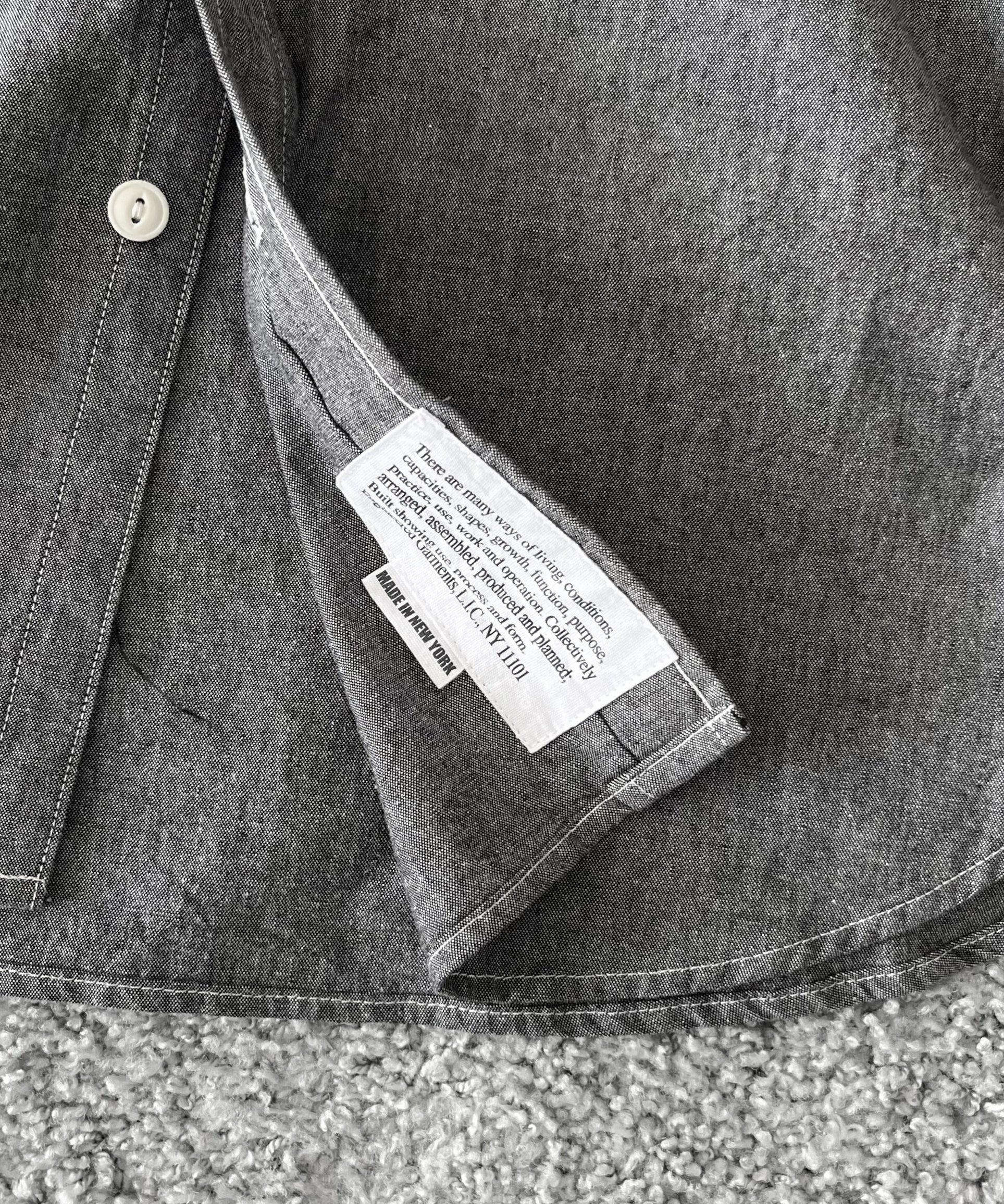 ENGINEERED GARMENTS Work shirt - color blook check "MULTI COLOR"