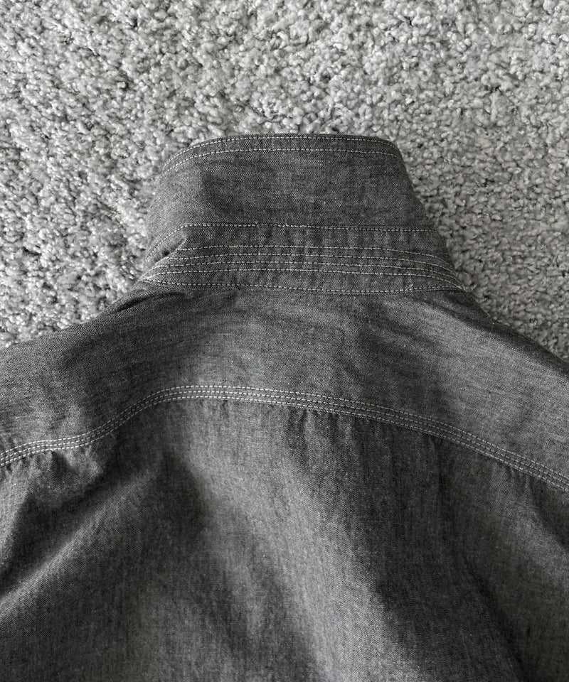Engineered Garments Work shirt - cotton chambray "GRAY"