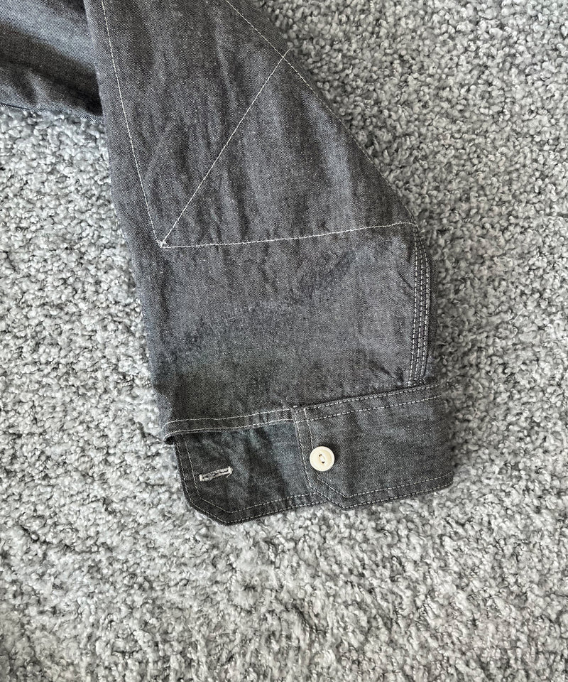 Engineered Garments Work shirt - cotton chambray "GRAY"