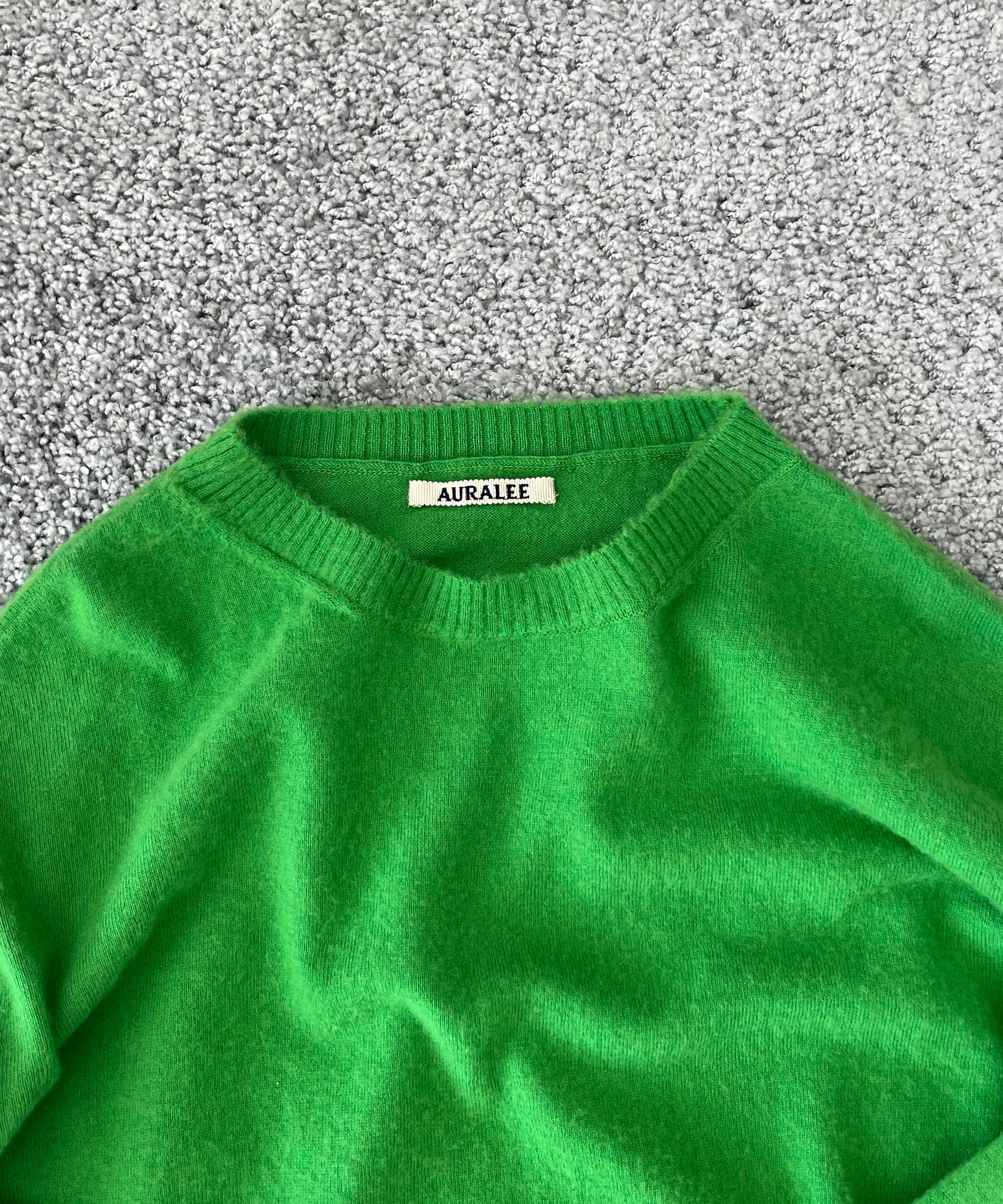 AURALEE【オーラリー】Brushed cashmere cotton knit p/o AURALEE【オーラリー】Brushed cashmere cotton knit p/o