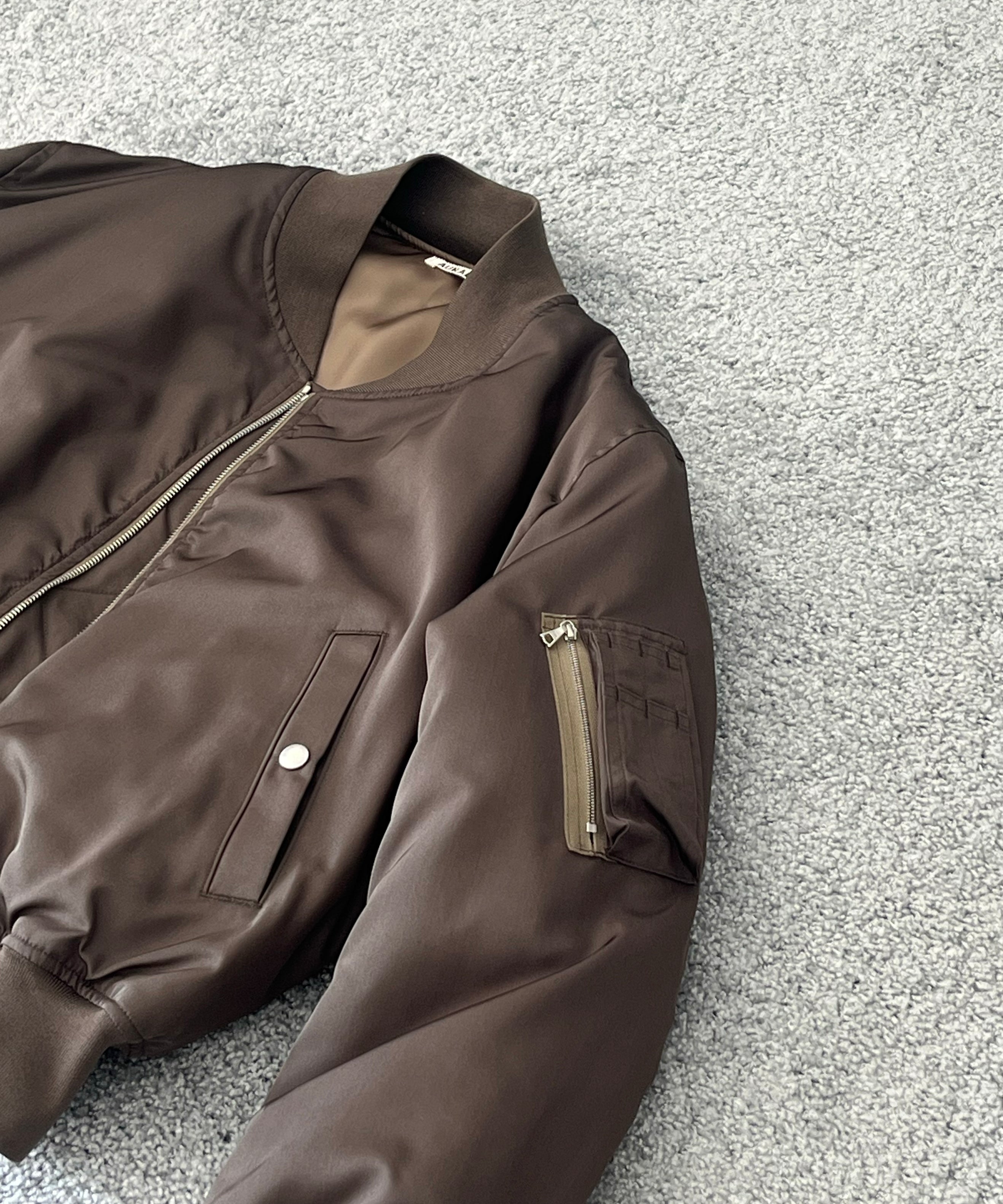 AURALEE【オーラリー】High density silk twill flight blouson 