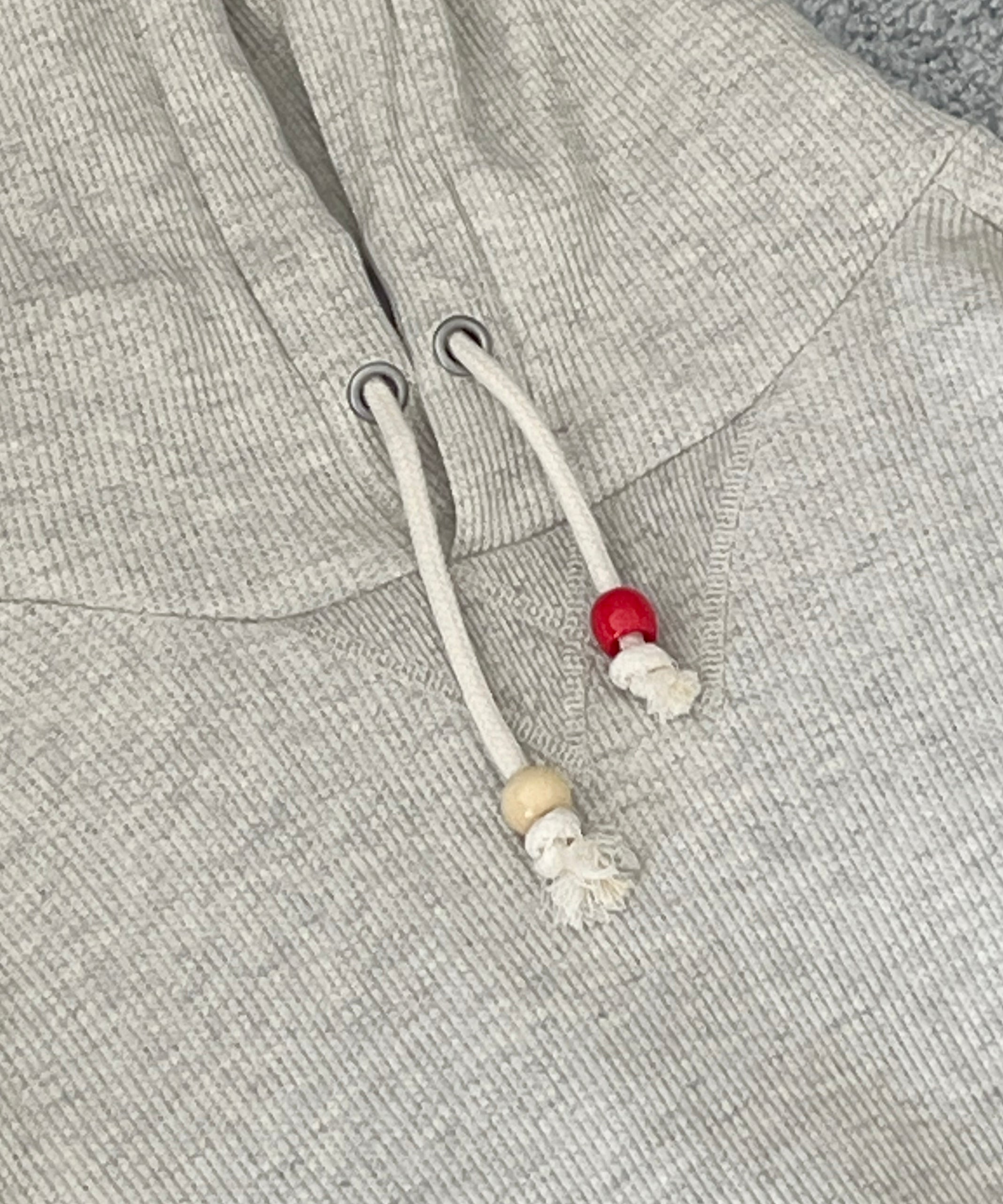 Whimsy Thermal hoodie "WHITE HEATHER"