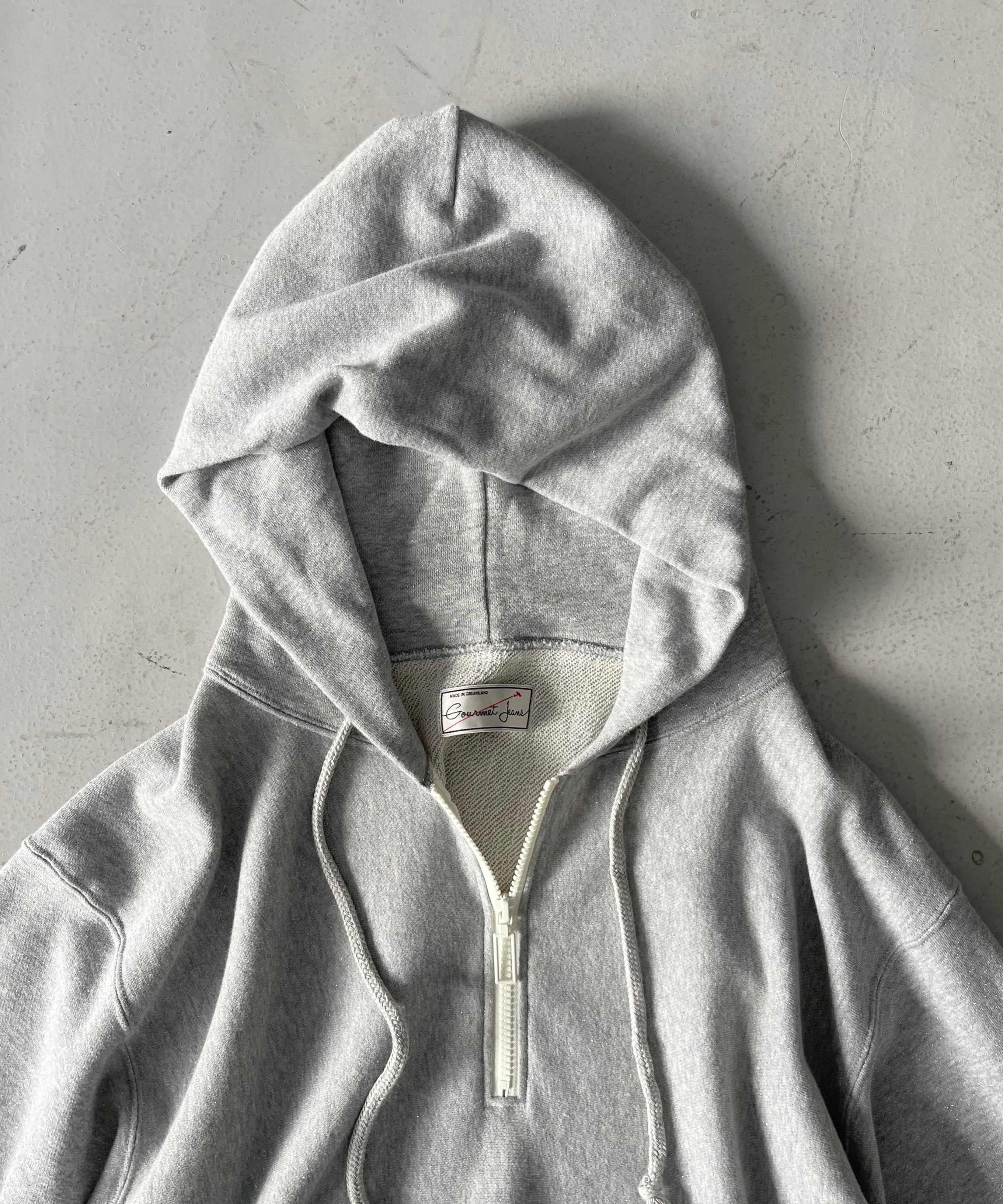 gourmet jeans【グルメジーンズ】Half zip hoodie 