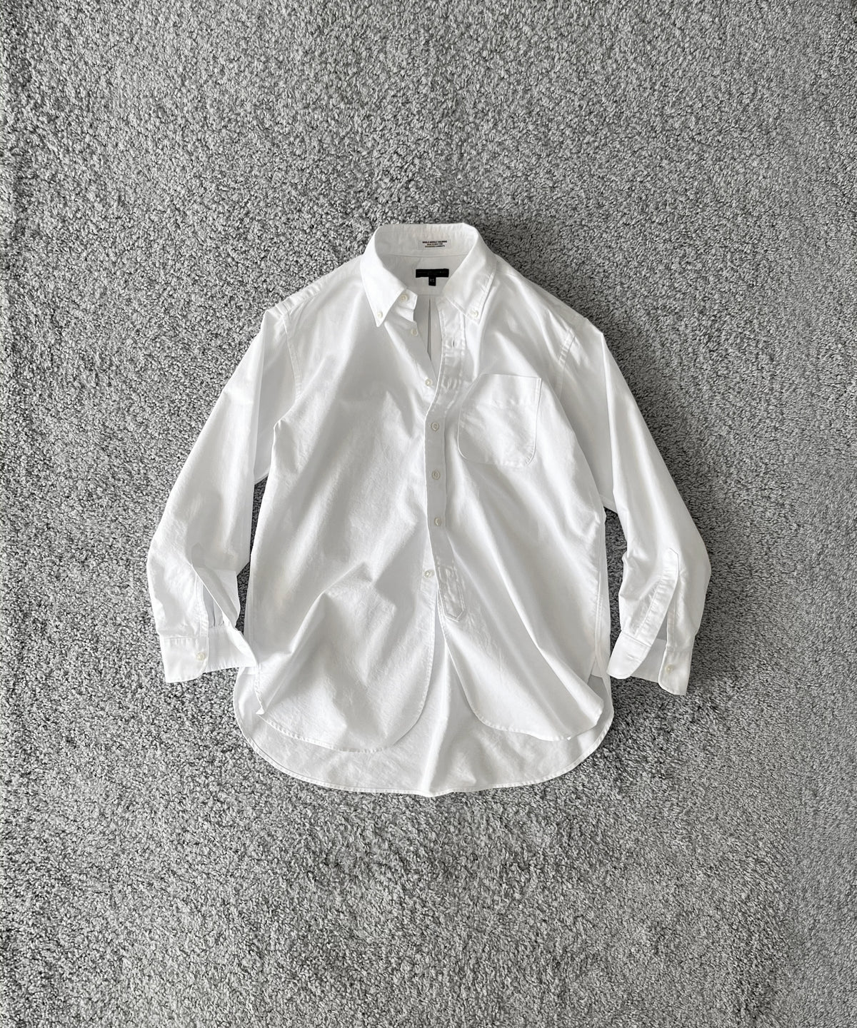 ENGINEERED GARMENTS 19 Century bd shirt - cotton oxford "WHITE"
