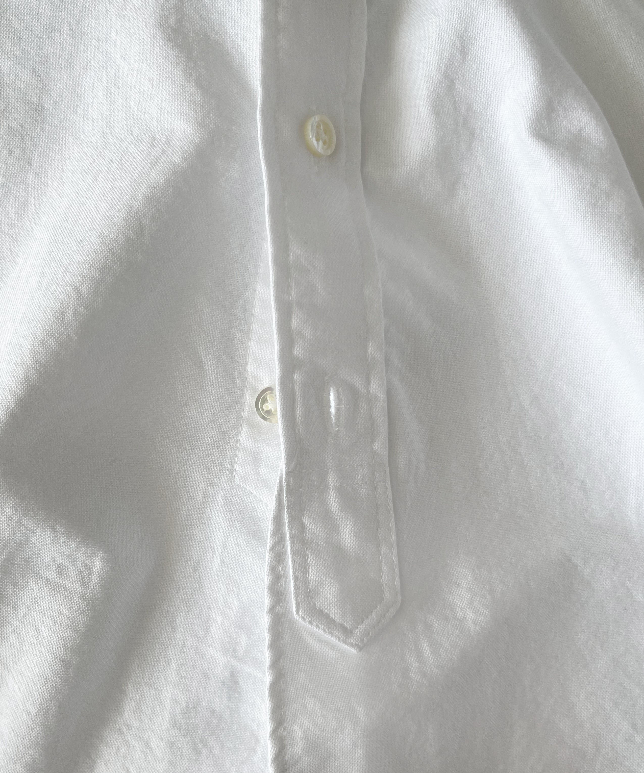 ENGINEERED GARMENTS 19 Century bd shirt - cotton oxford "WHITE"