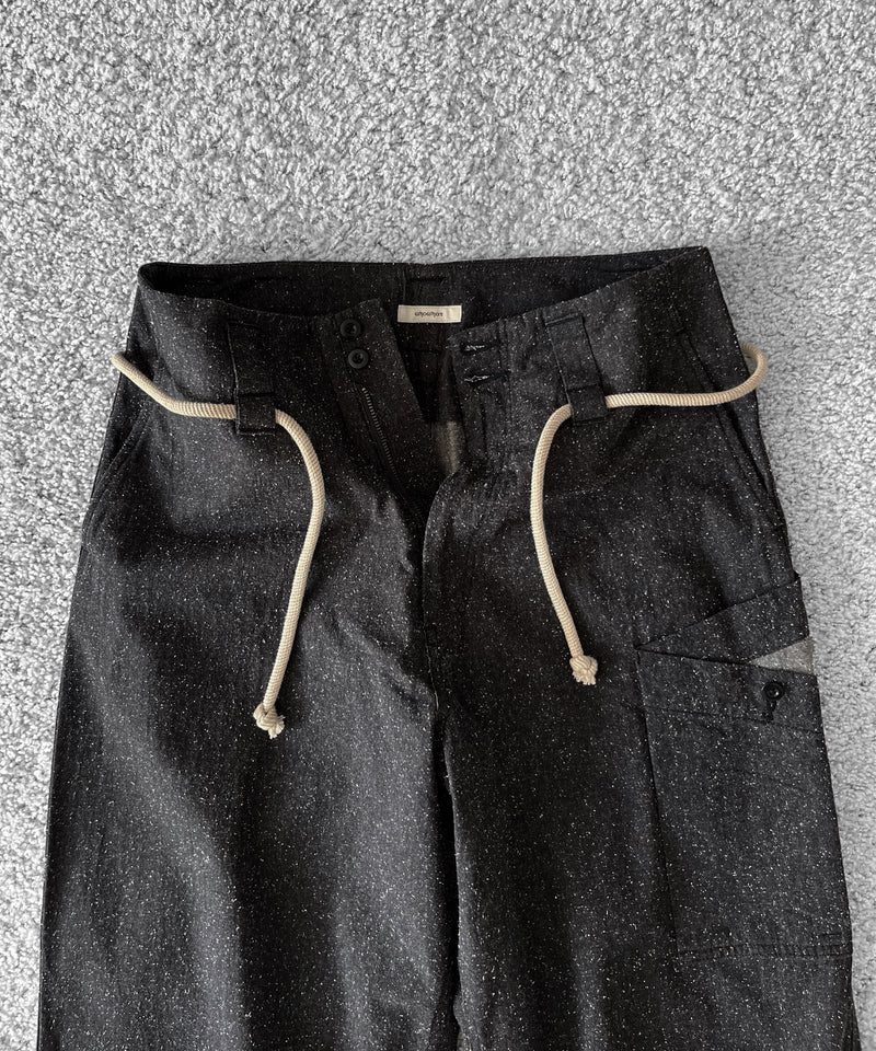 【EXCLUSIVE】WHOWHAT Origami pocket cargo pants "BLACK"