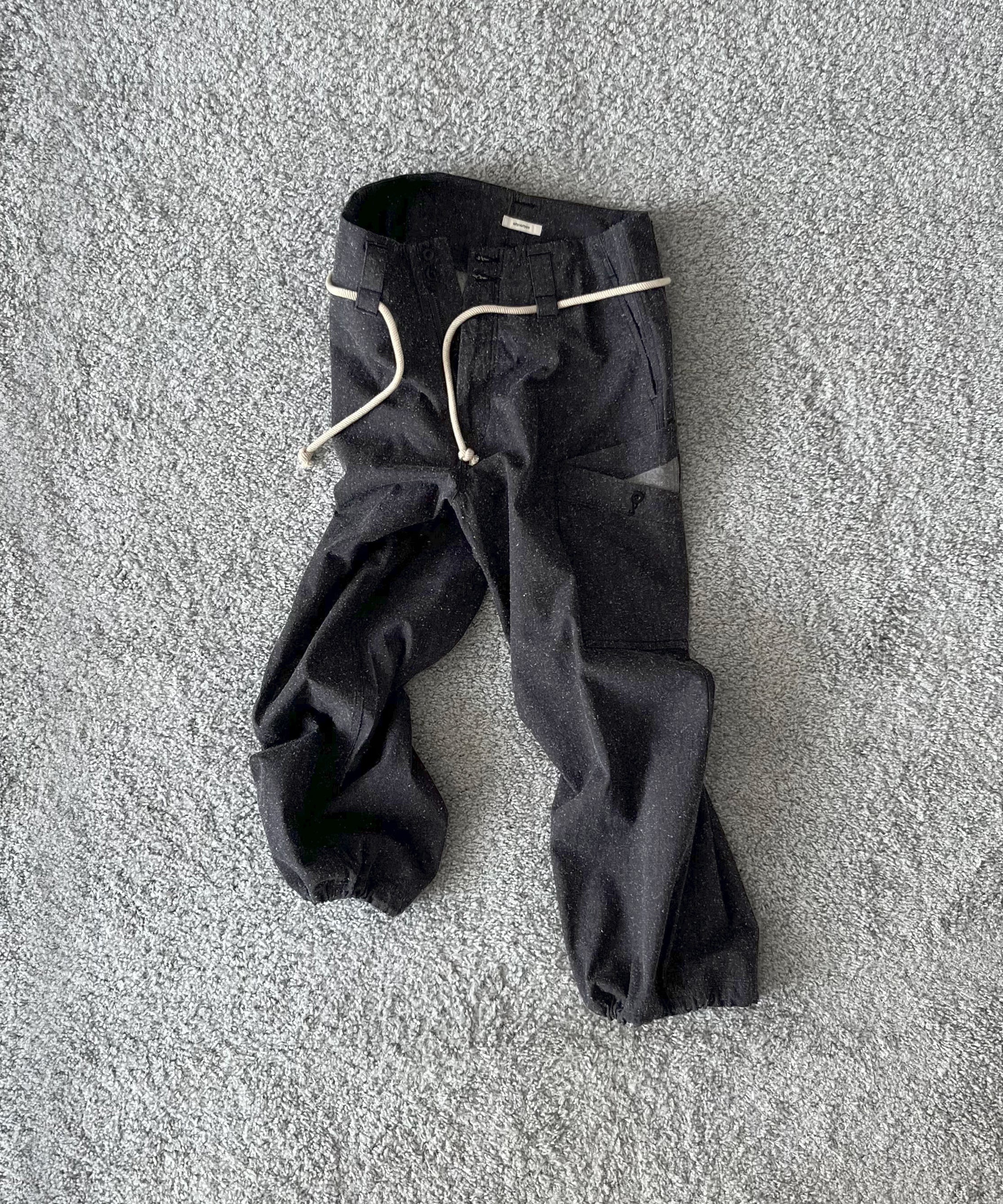 【EXCLUSIVE】WHOWHAT Origami pocket cargo pants "BLACK"