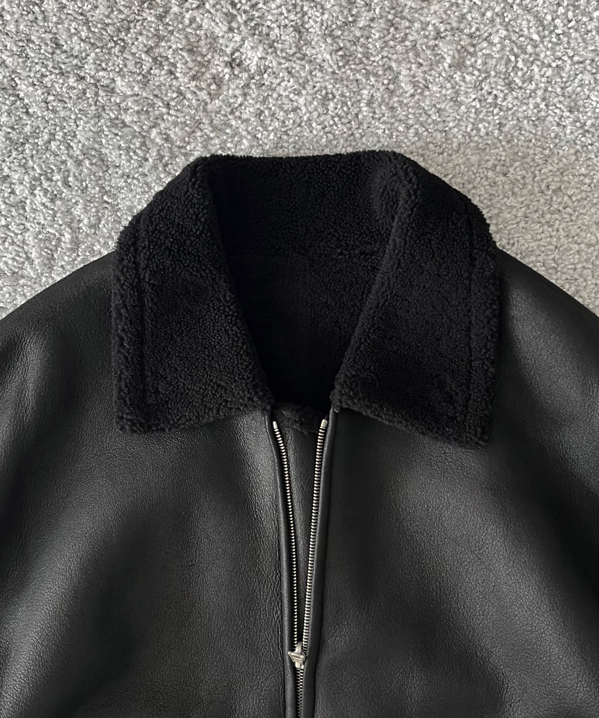 AURALEE【オーラリー】Merino mouton zip blouson “IVORY LIME”｜O WEB