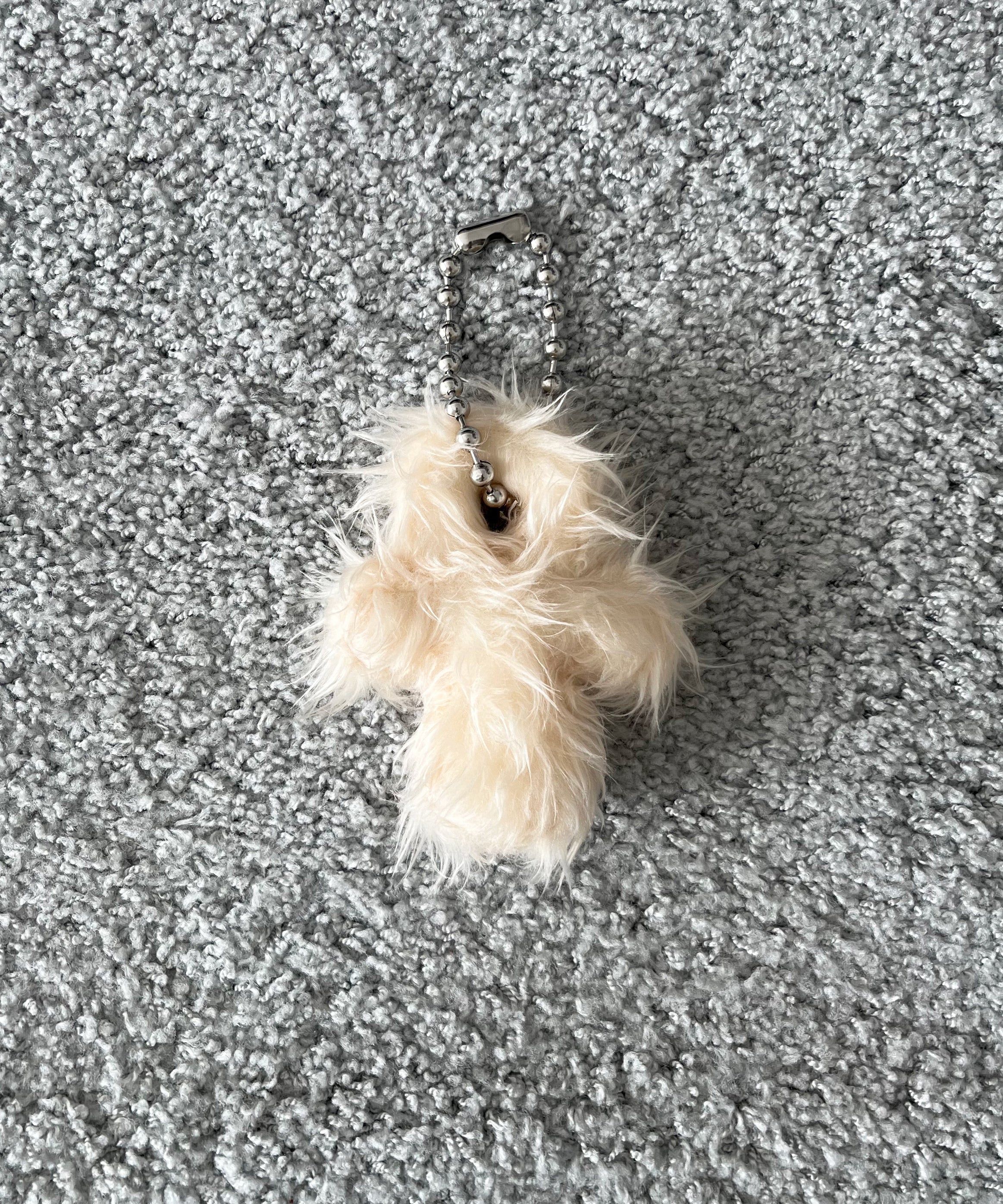 FAF(FAKE AS FLOWERS) Ankh charm "ECRU"