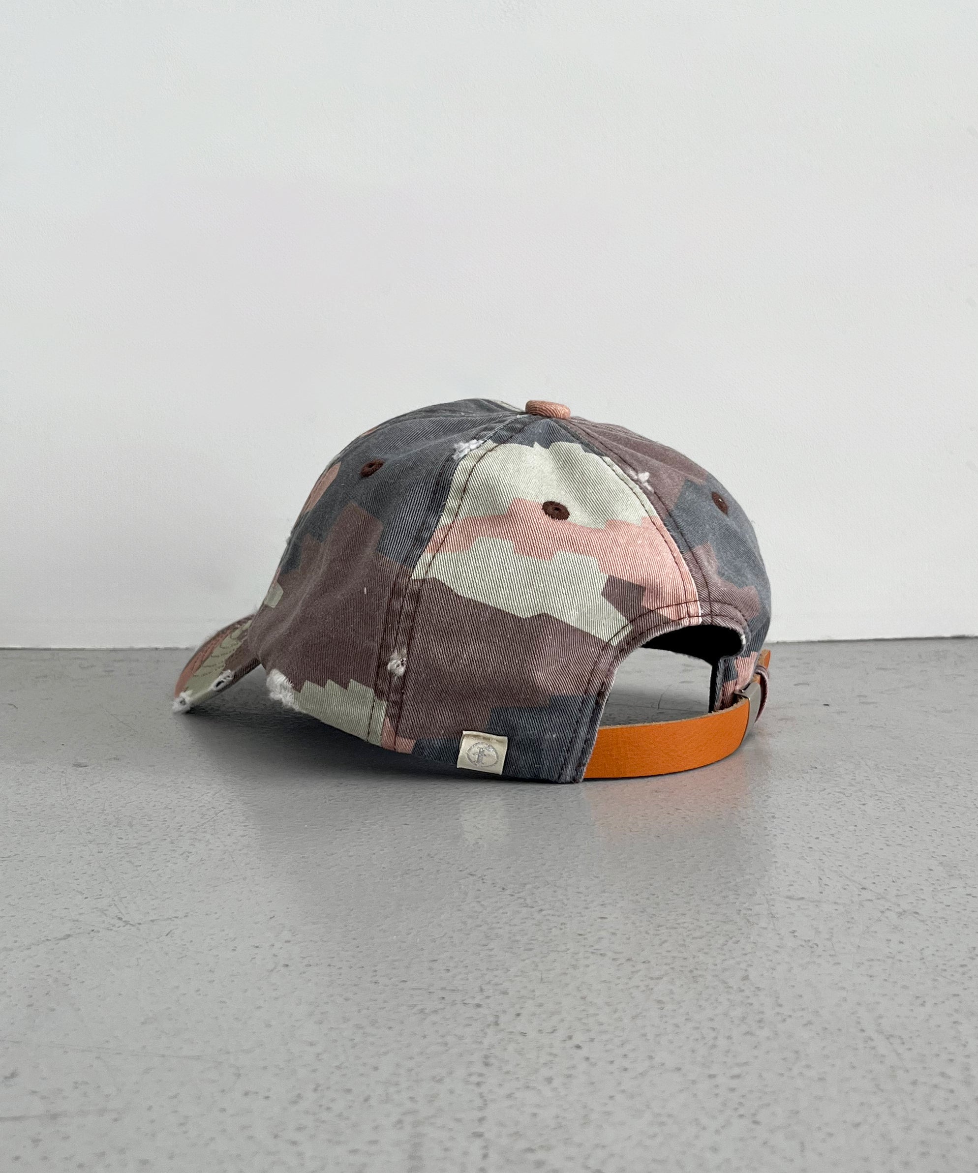 FAF(FAKE AS FLOWERS) Emblem cap "BROWN CAMO"