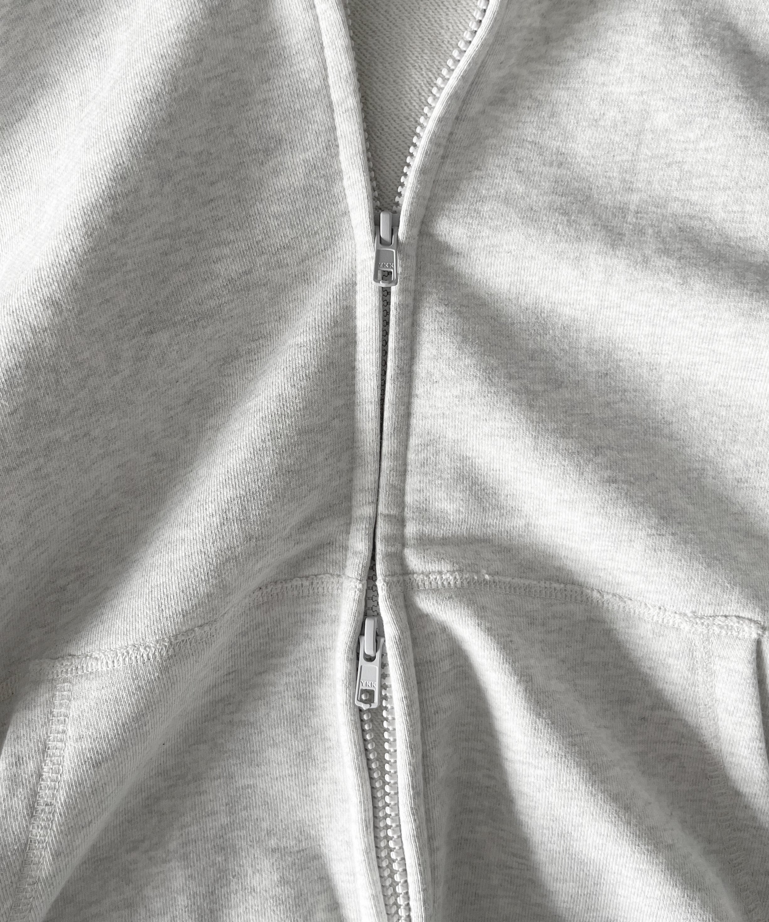KAIKO Double zip hoodie "CHARCOAL TOP GRAY"