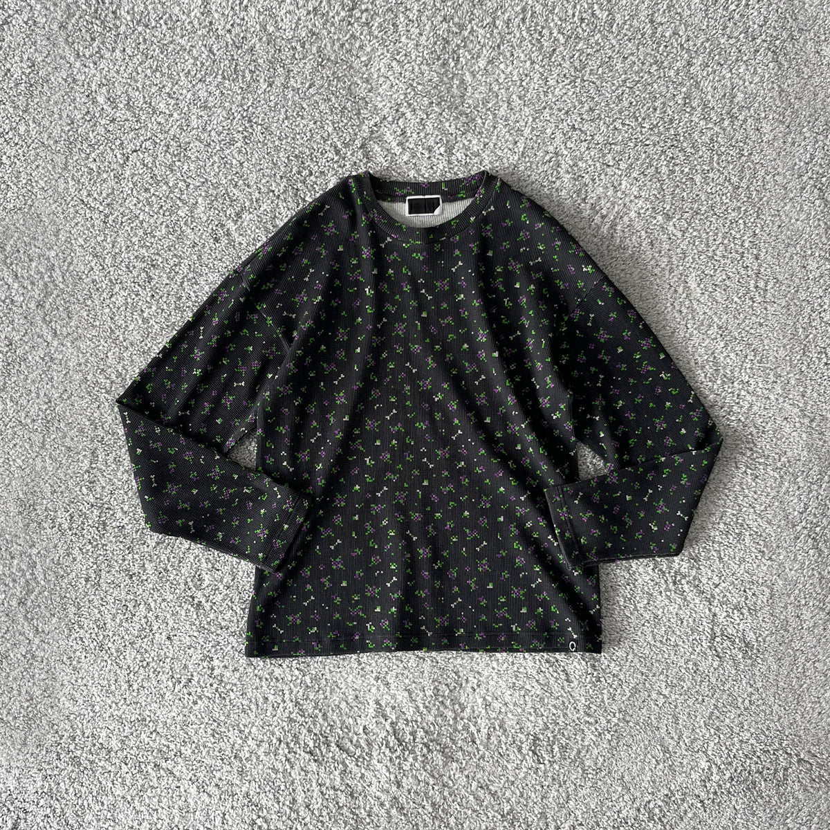 PHINGERIN【フィンガリン】Flower l/s waffle thermal 