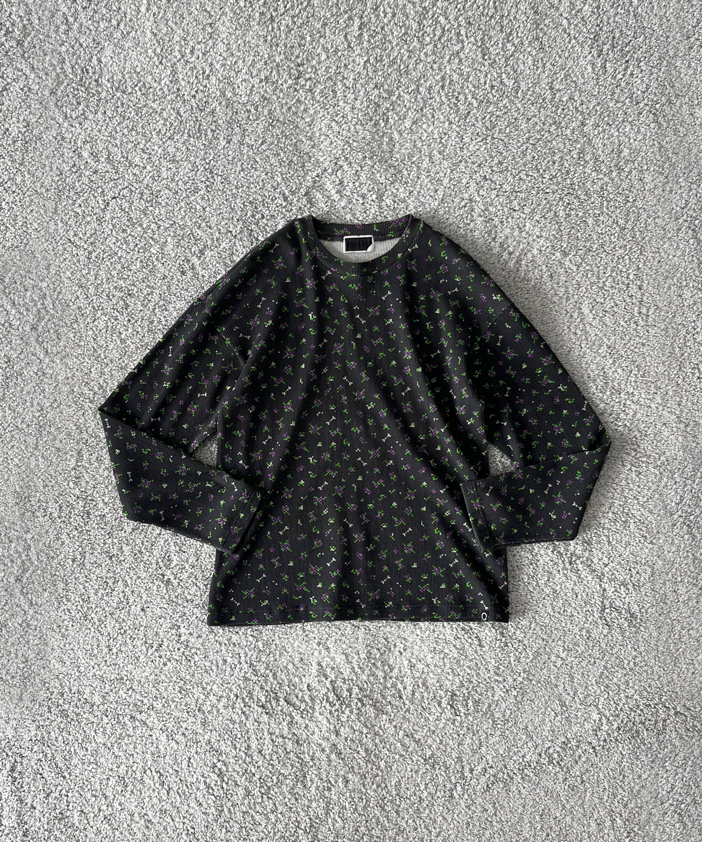 PHINGERIN【フィンガリン】Flower l/s waffle thermal 