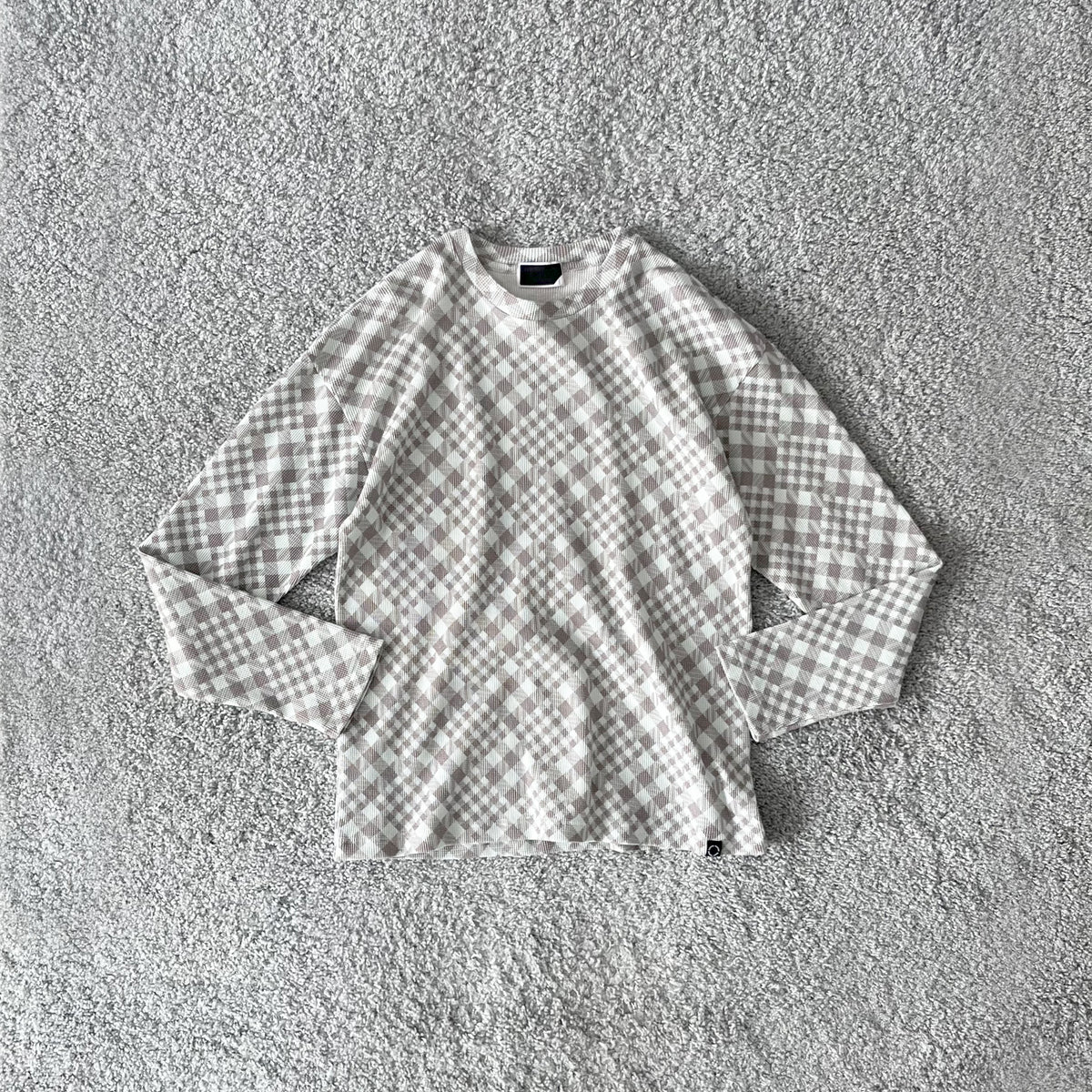 k*o様 PHINGERIN GRID L/S WAFFLE THERMAL PHINGERIN【フィンガリン】Gingham l/s waffle thermal 