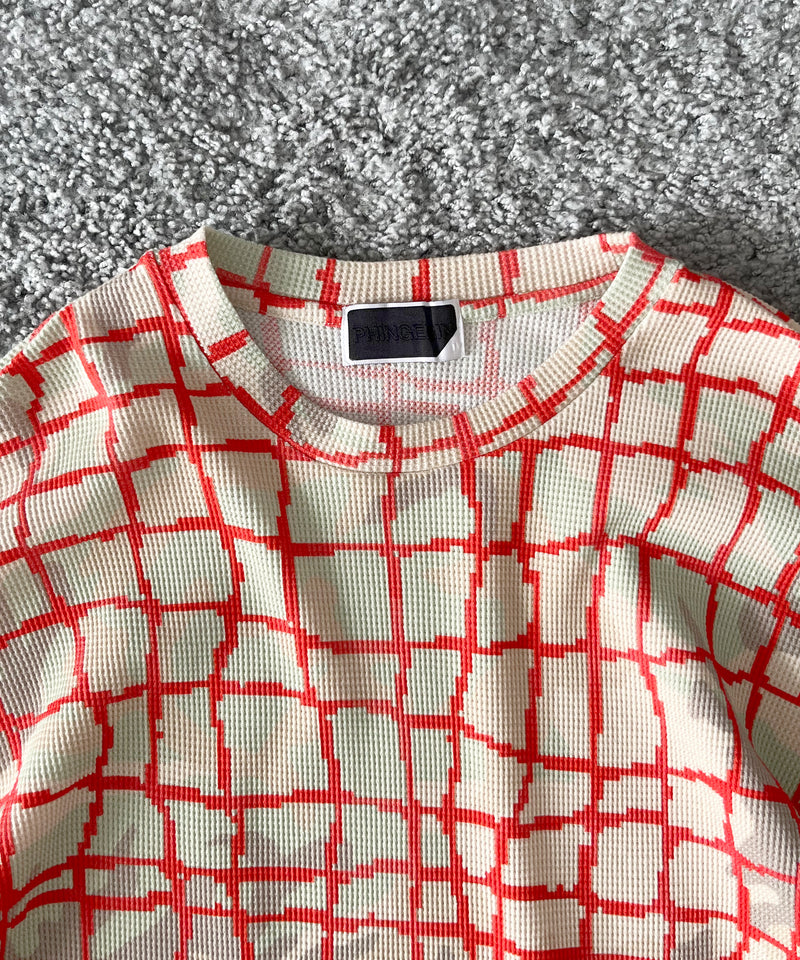 PHINGERIN Net l/s waffle thermal "A:RED NET"