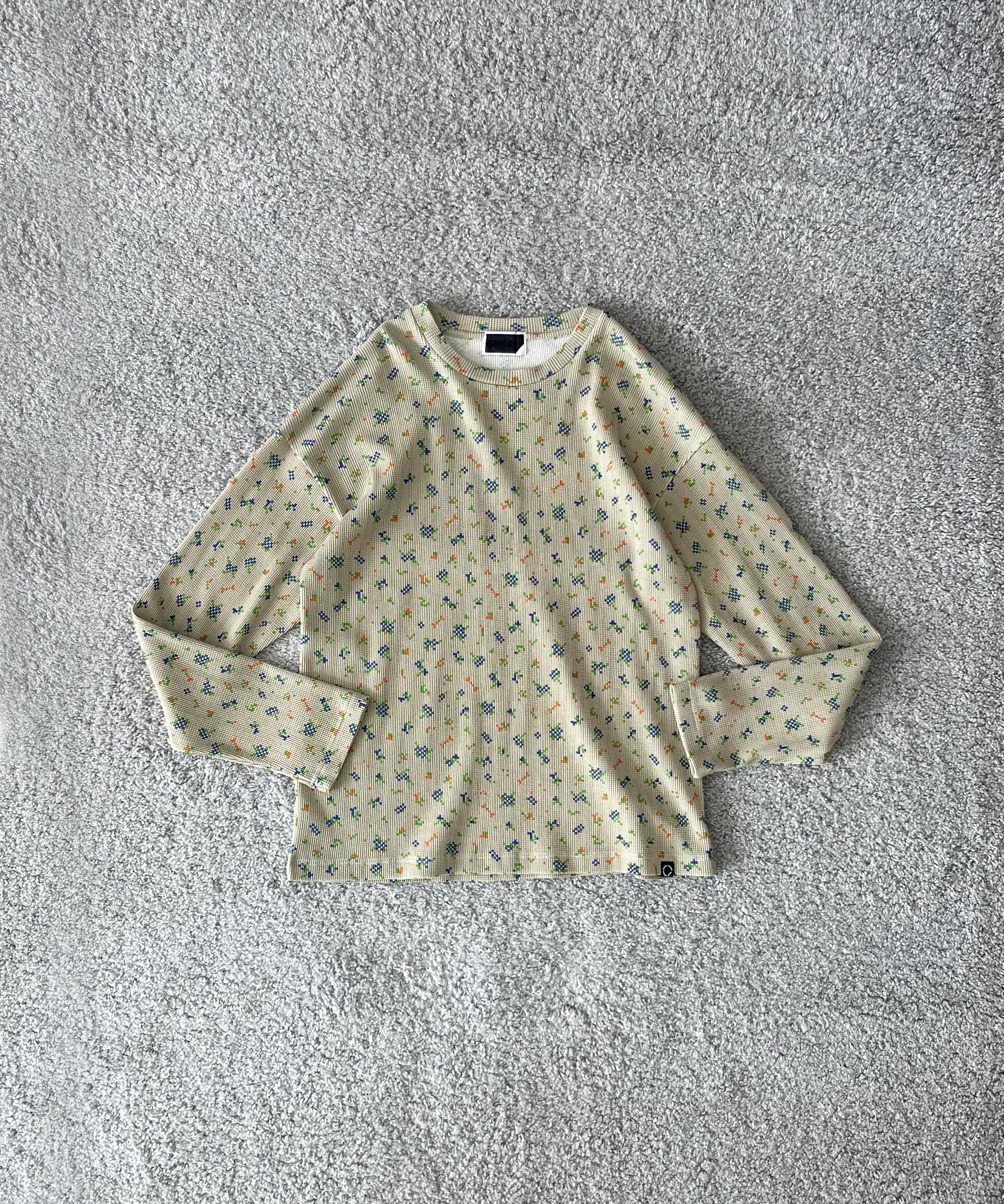 PHINGERIN【フィンガリン】Flower l/s waffle thermal 