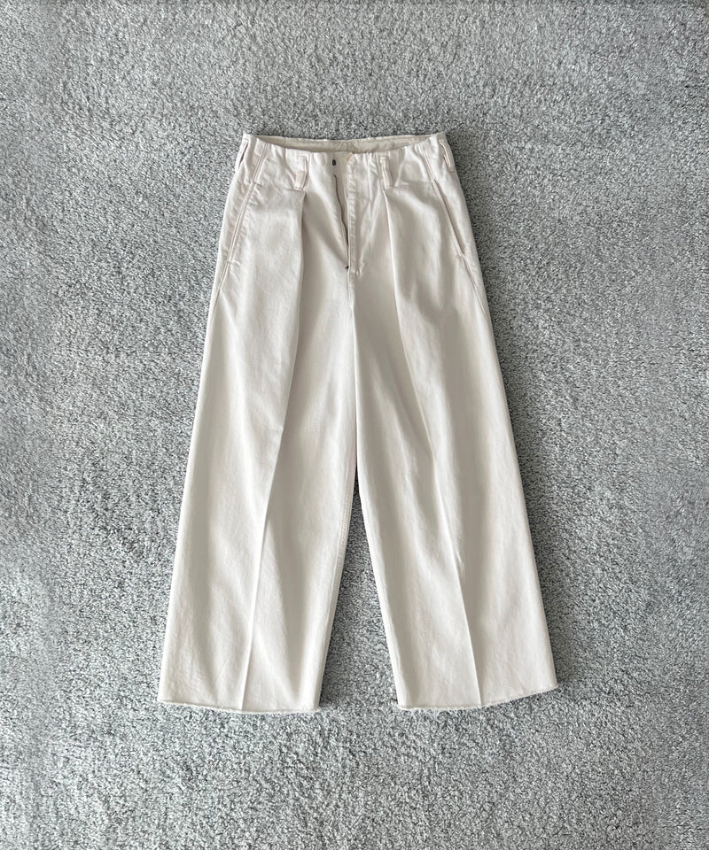 saby Tuck-baggy type 3 - surface dyeing denim -  "FADE PINK"