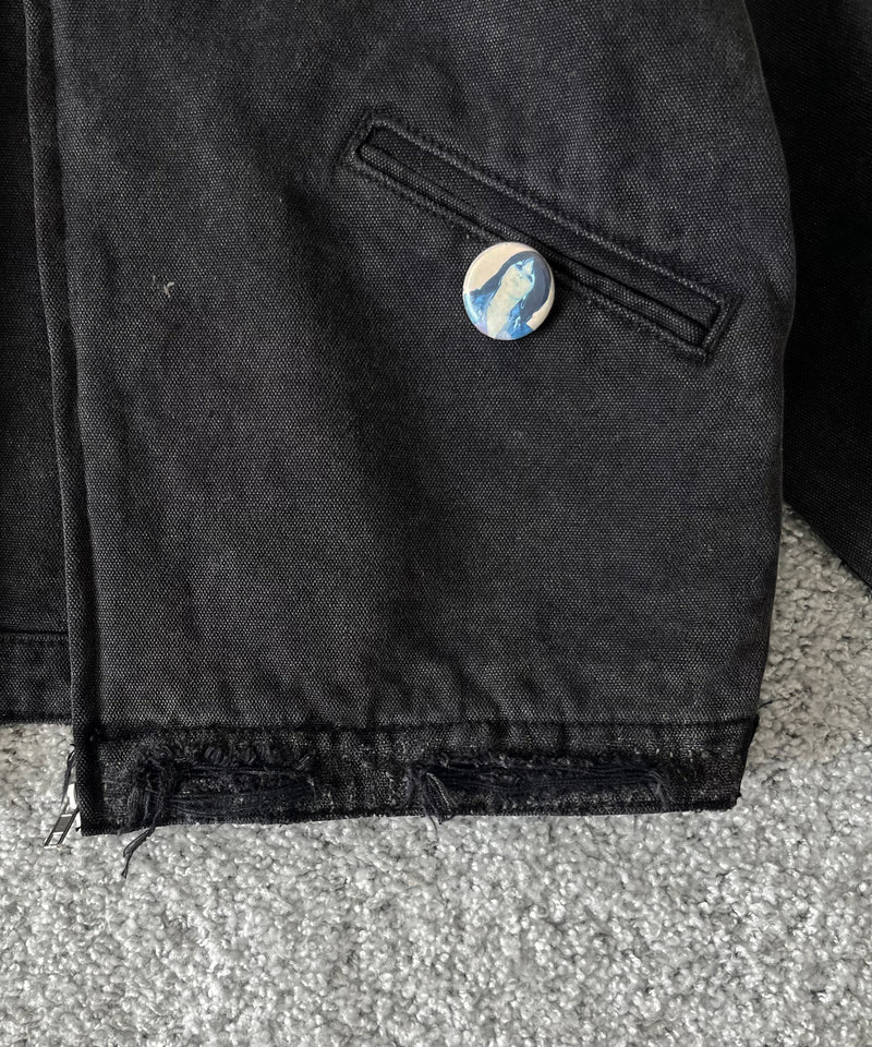 Basketcase Charms, work jacket "VINTAGE BLACK"