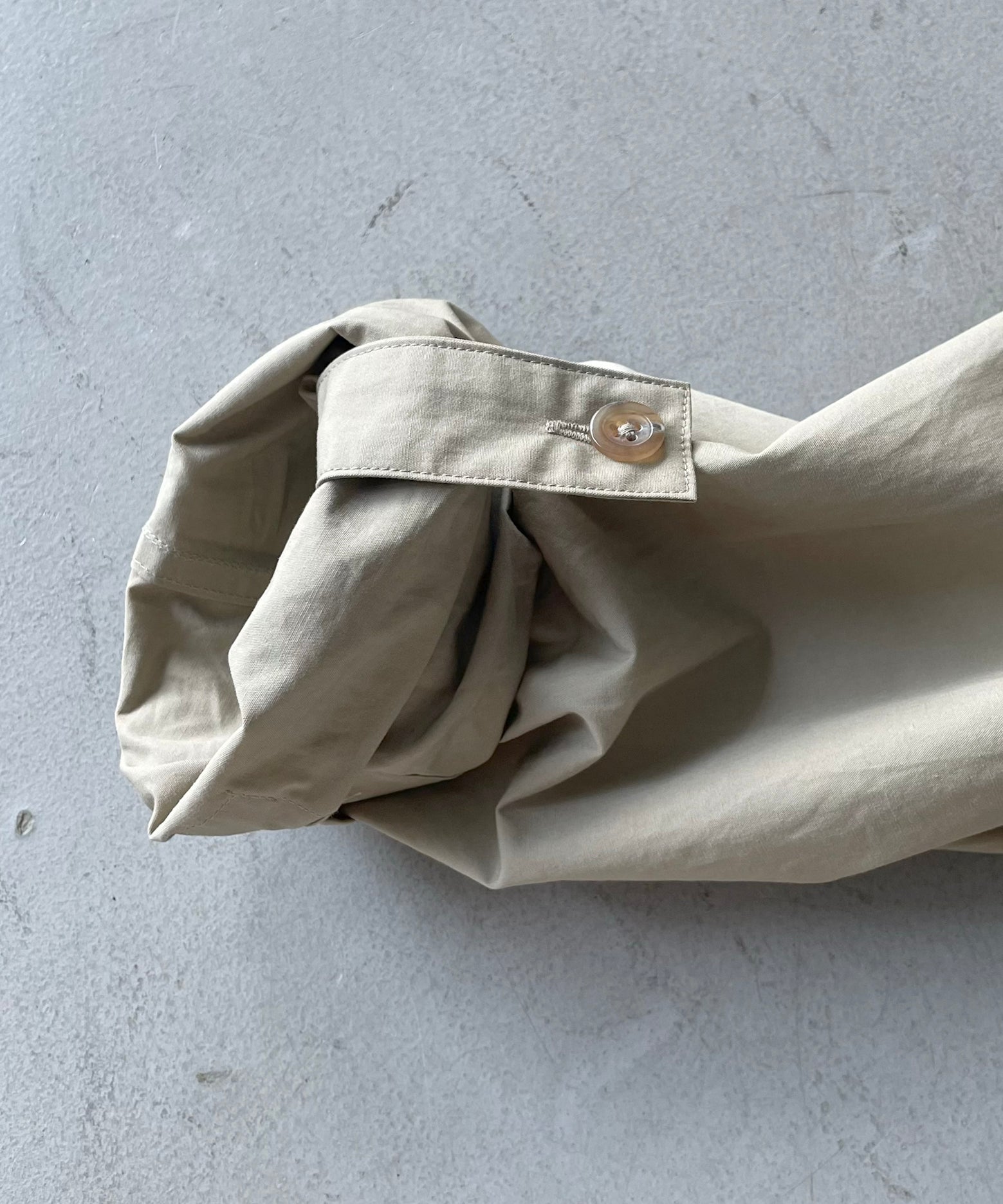 Fax Copy Express Safari button-up shirt "KHAKI" M