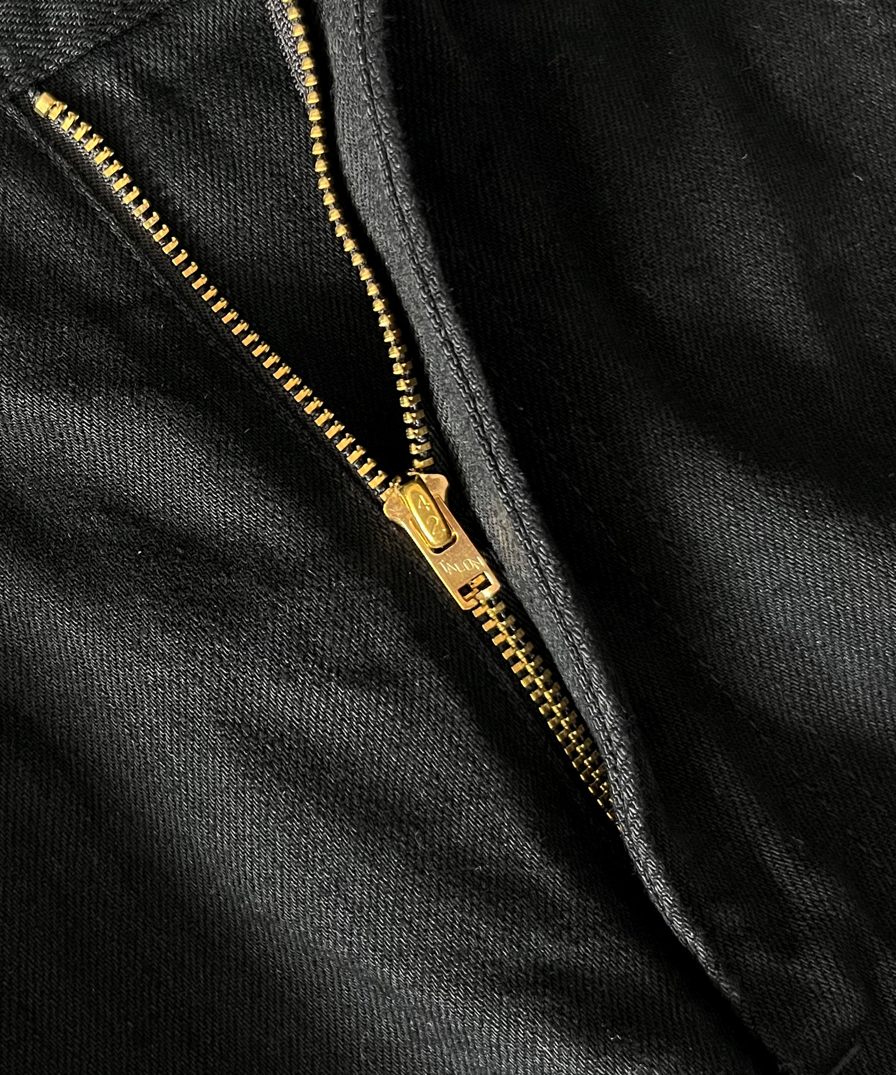 UNUSED Uw1202 Wide denim pants "BLACK"