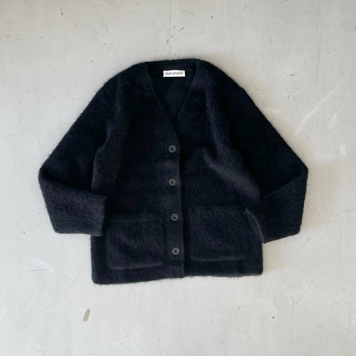 OUR LEGACY アワーレガシー Mohair Cardigan Black OUR LEGACY【アワーレガシー】cardigan 