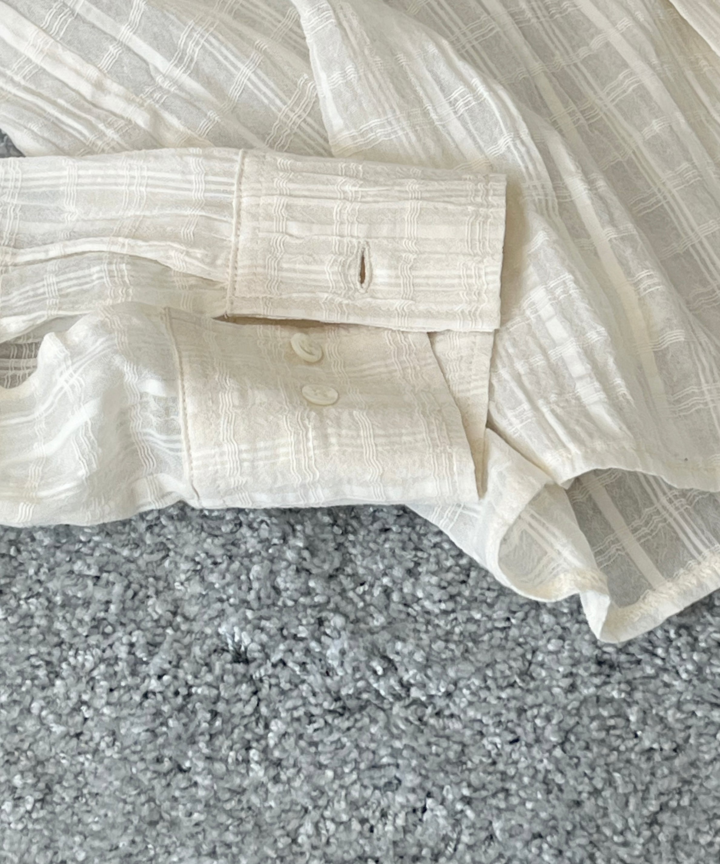 sefr Ignacio shirt "CLOUD WHITE CHECK"