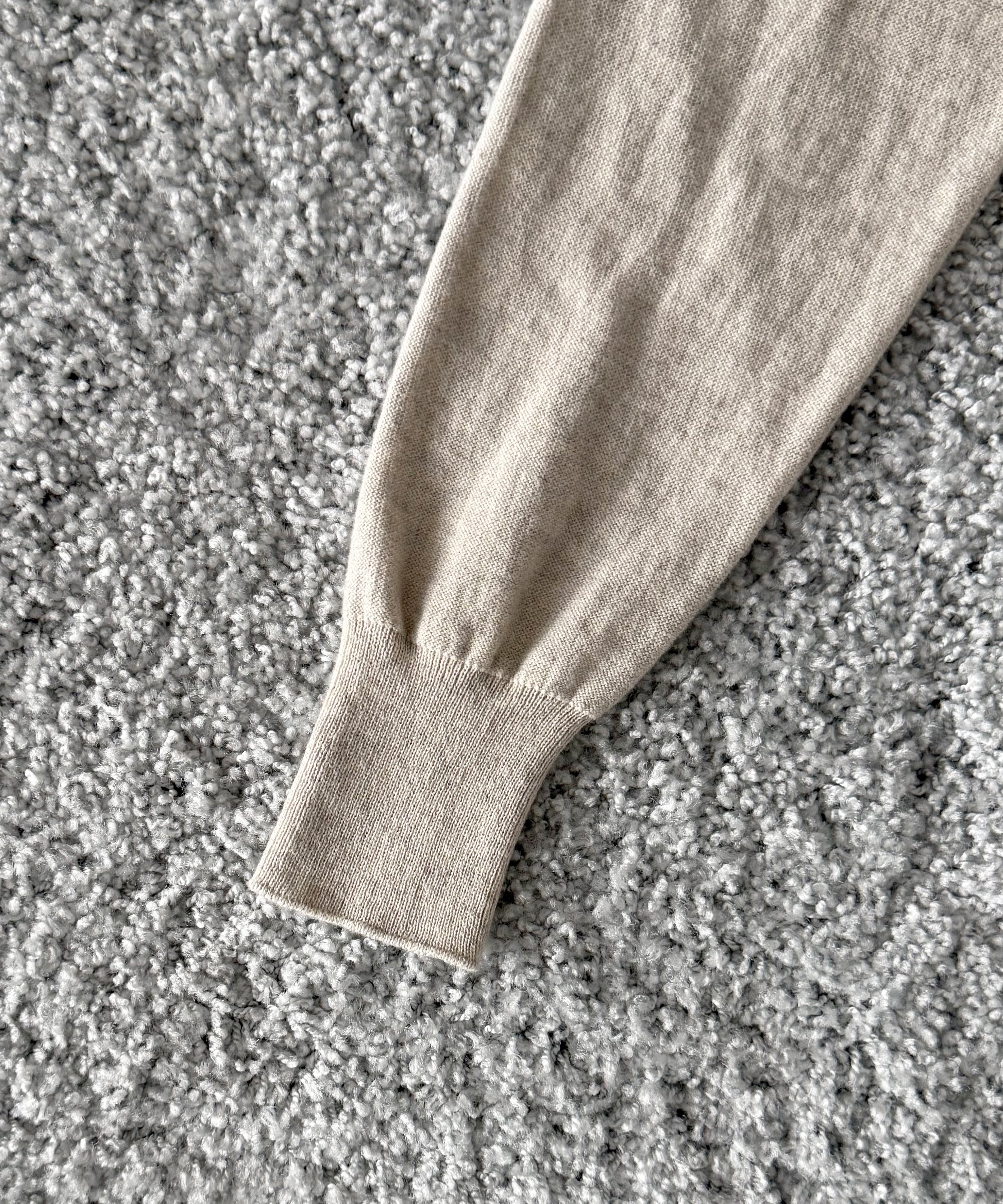 Baserange Tier polo cardigan M-L "GREYMELANG"