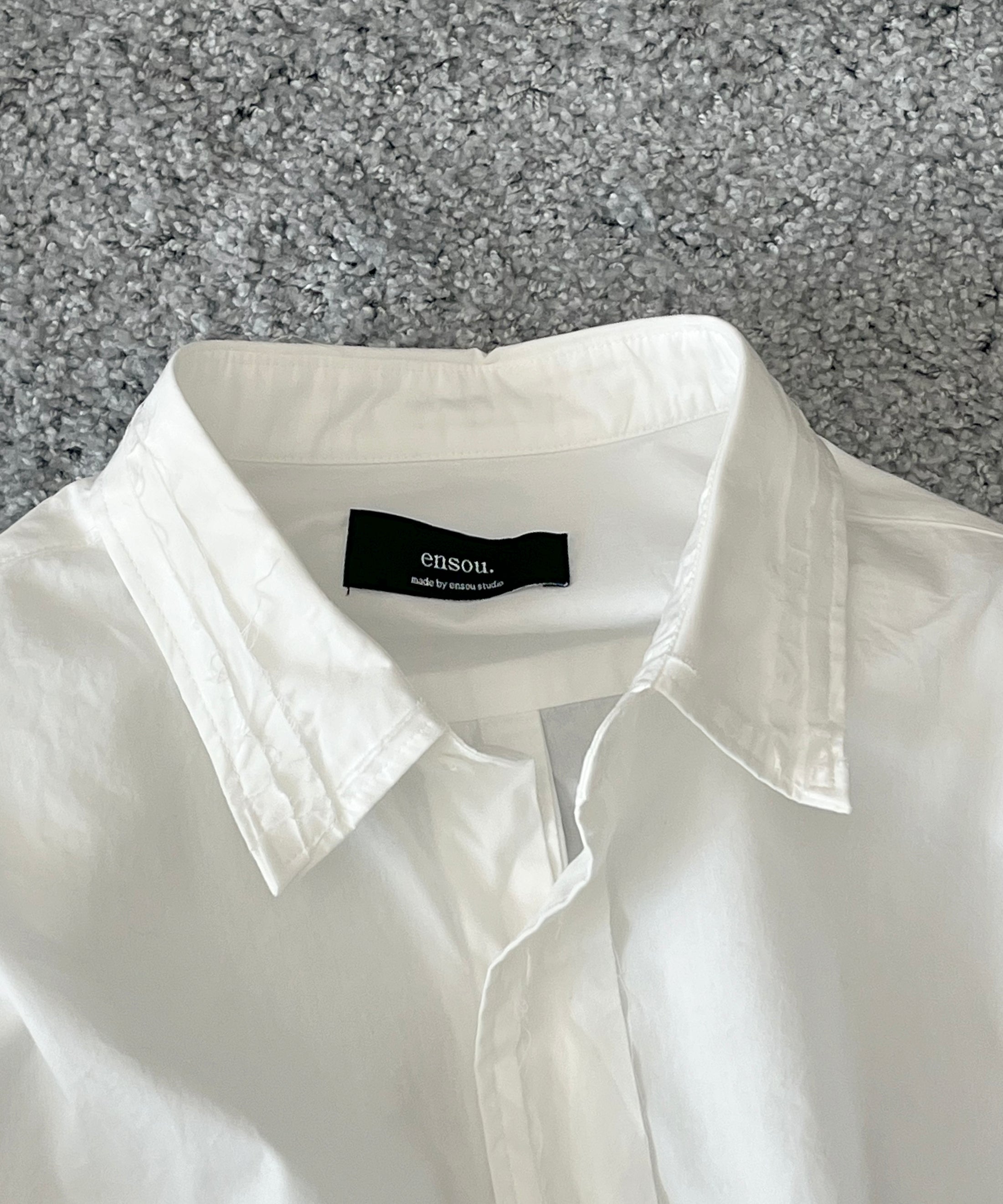 ensou.【エンソウ】Rough cut shirt/a 