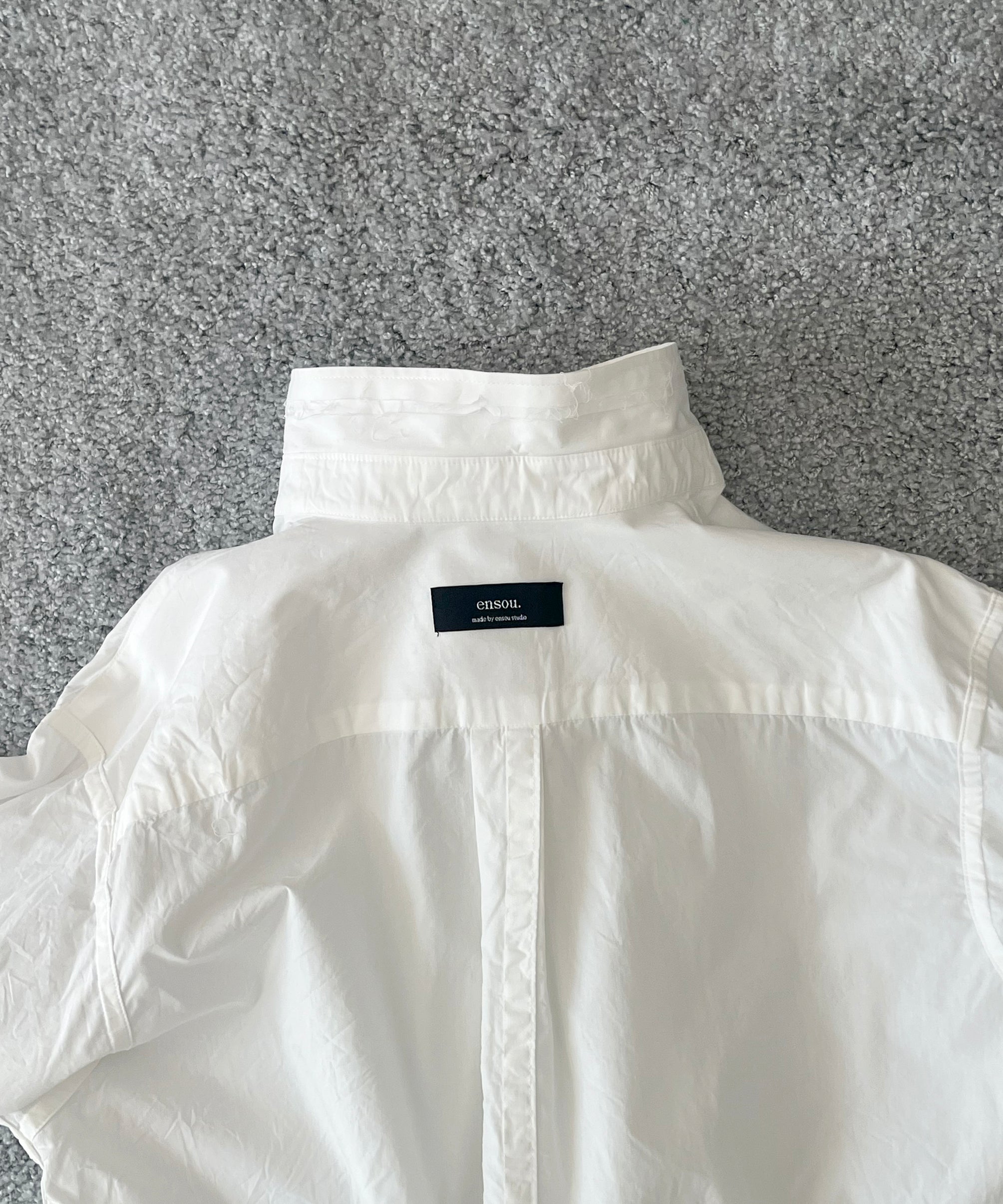 ensou.【エンソウ】Rough cut shirt/a 