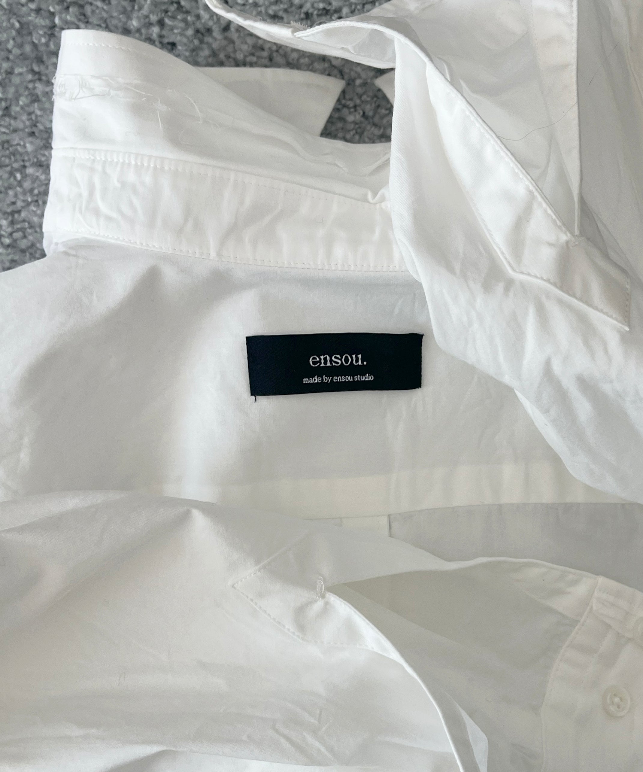 ensou.【エンソウ】Rough cut shirt/a 