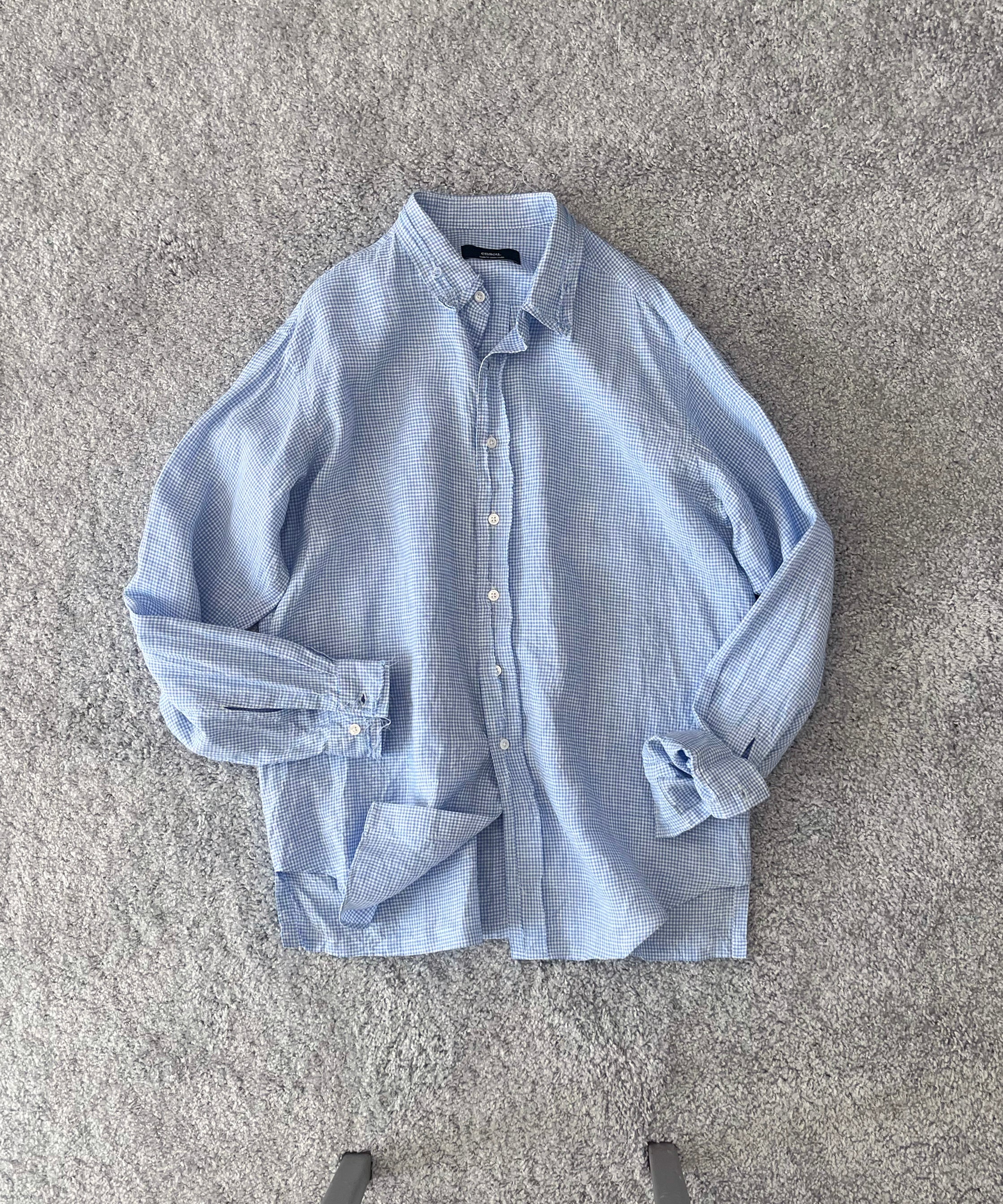 トップス ensou. Rough cut shirt size M ensou.【エンソウ】Rough cut shirt/a 