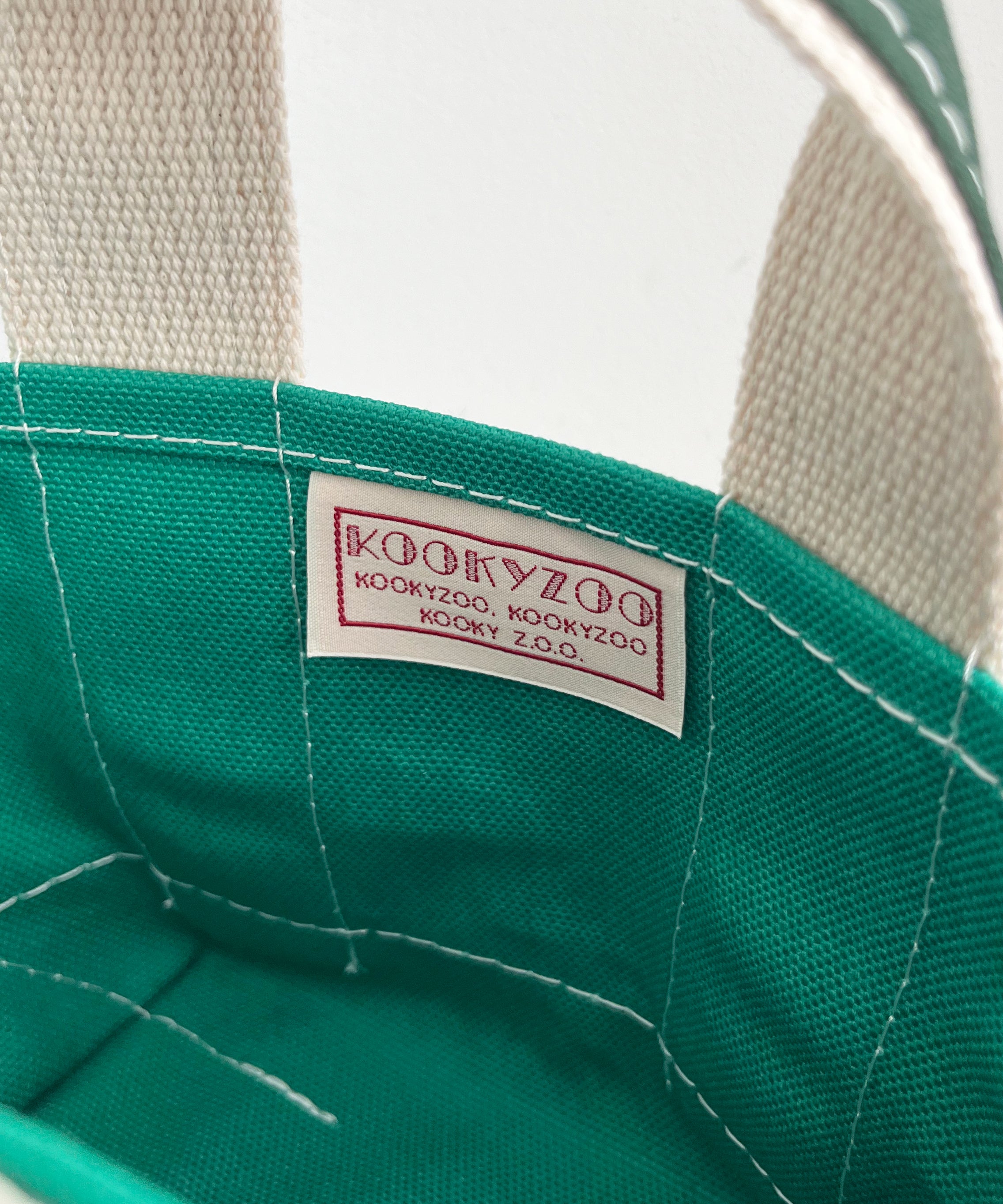 KOOKY ZOO Kooky bag "GREEN×DARK GREEN"