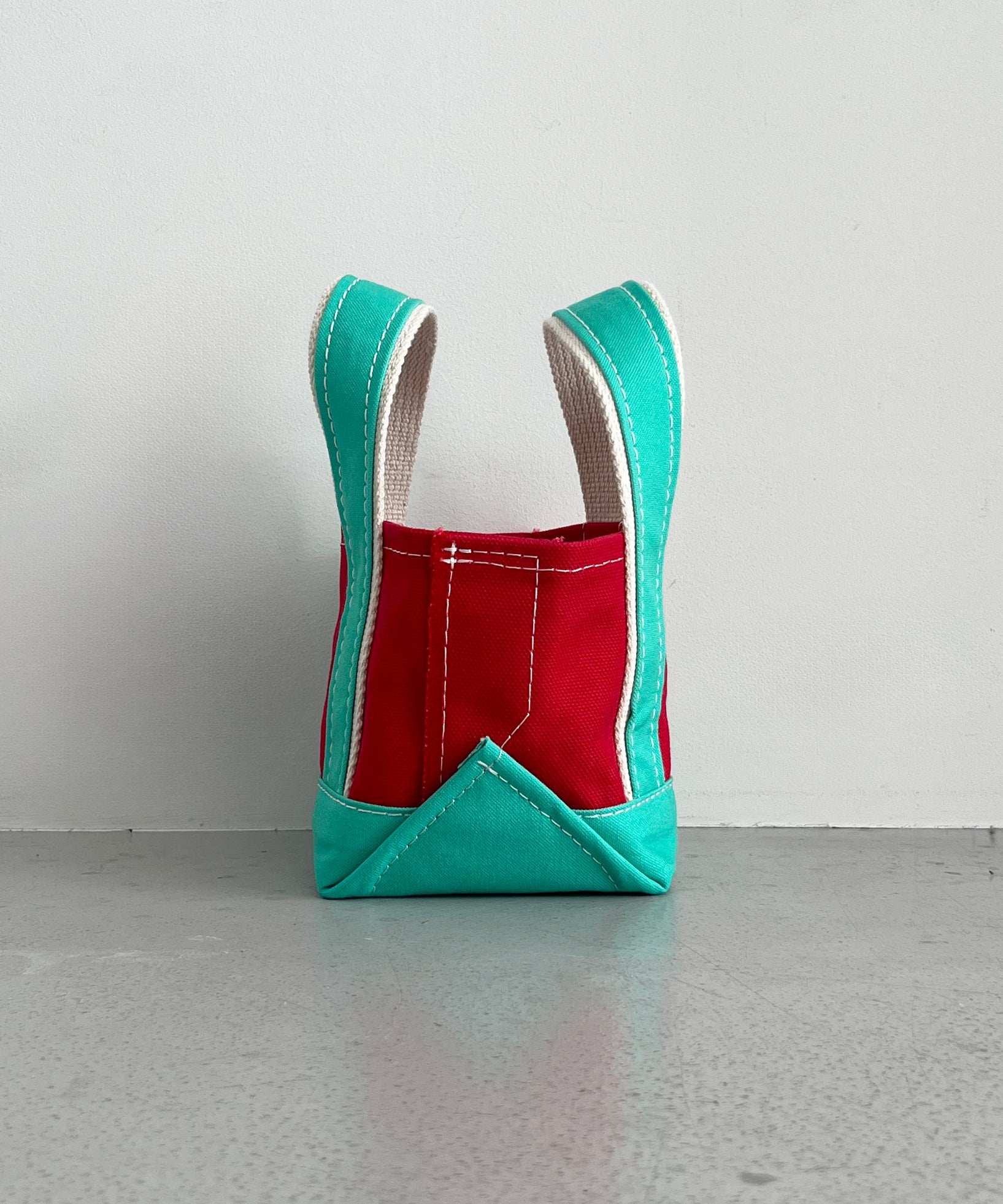 KOOKY ZOO Kooky bag "RED×TURQUOISE"