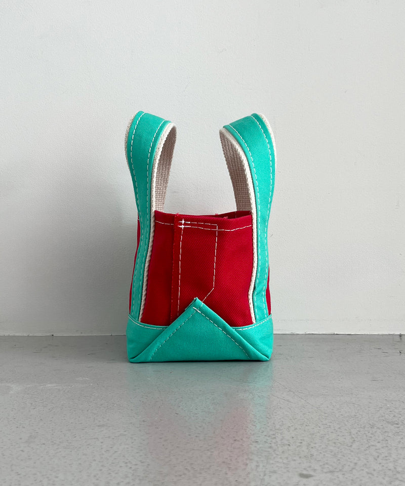 KOOKY ZOO Kooky bag "RED×TURQUOISE"