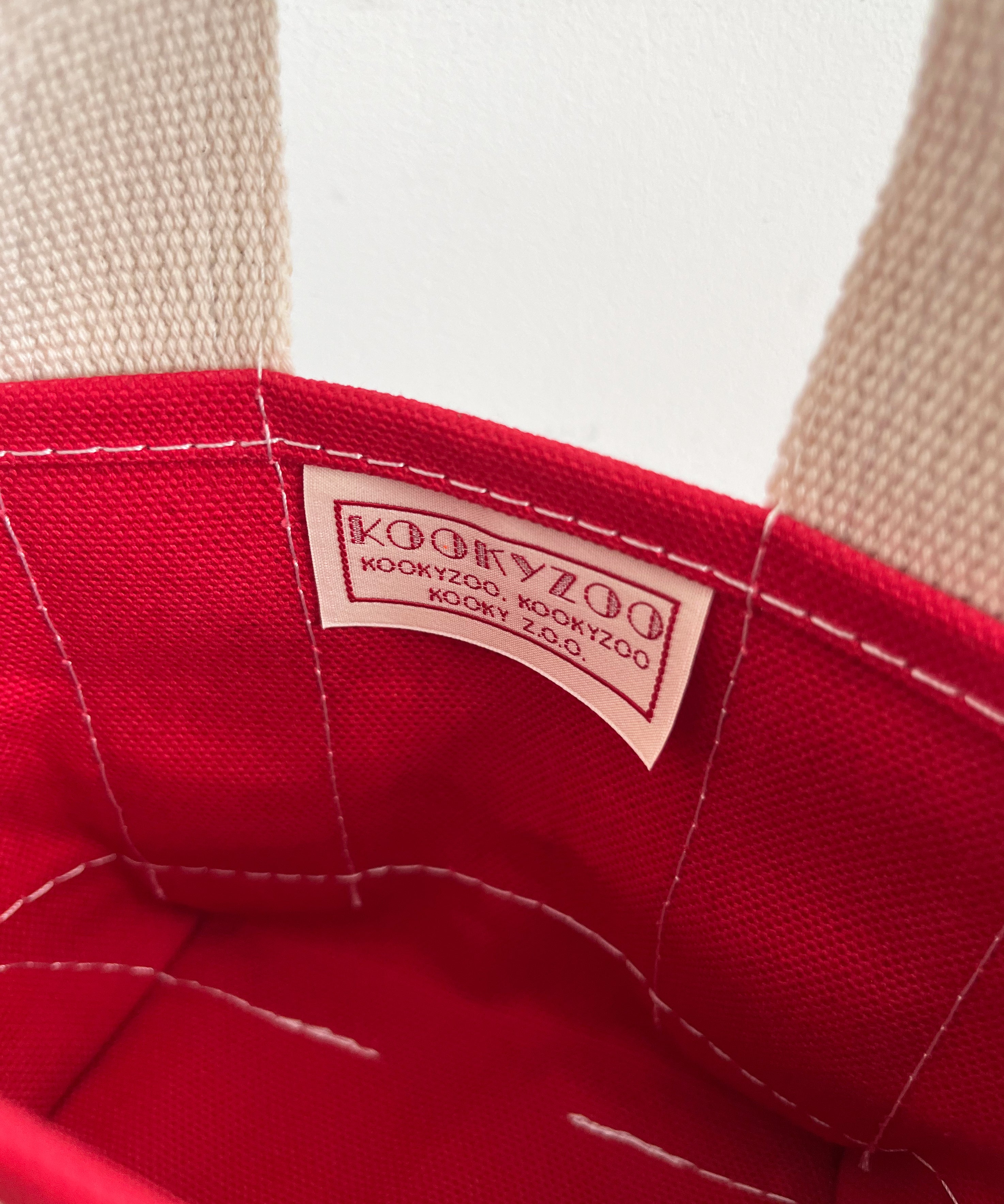 KOOKY ZOO Kooky bag "RED×NAVY"