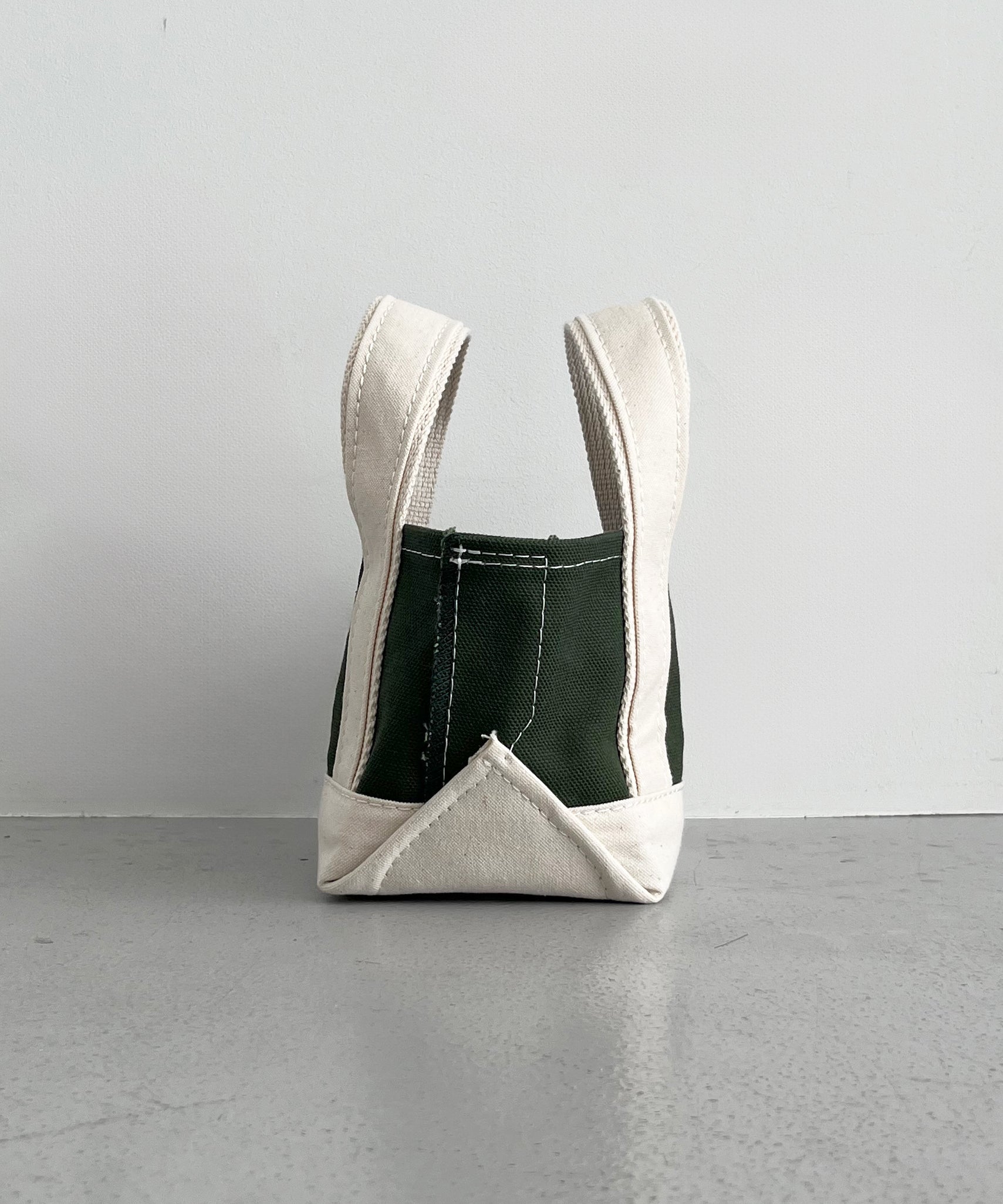 KOOKY ZOO Kooky bag "DARK GREEN×IVORY"