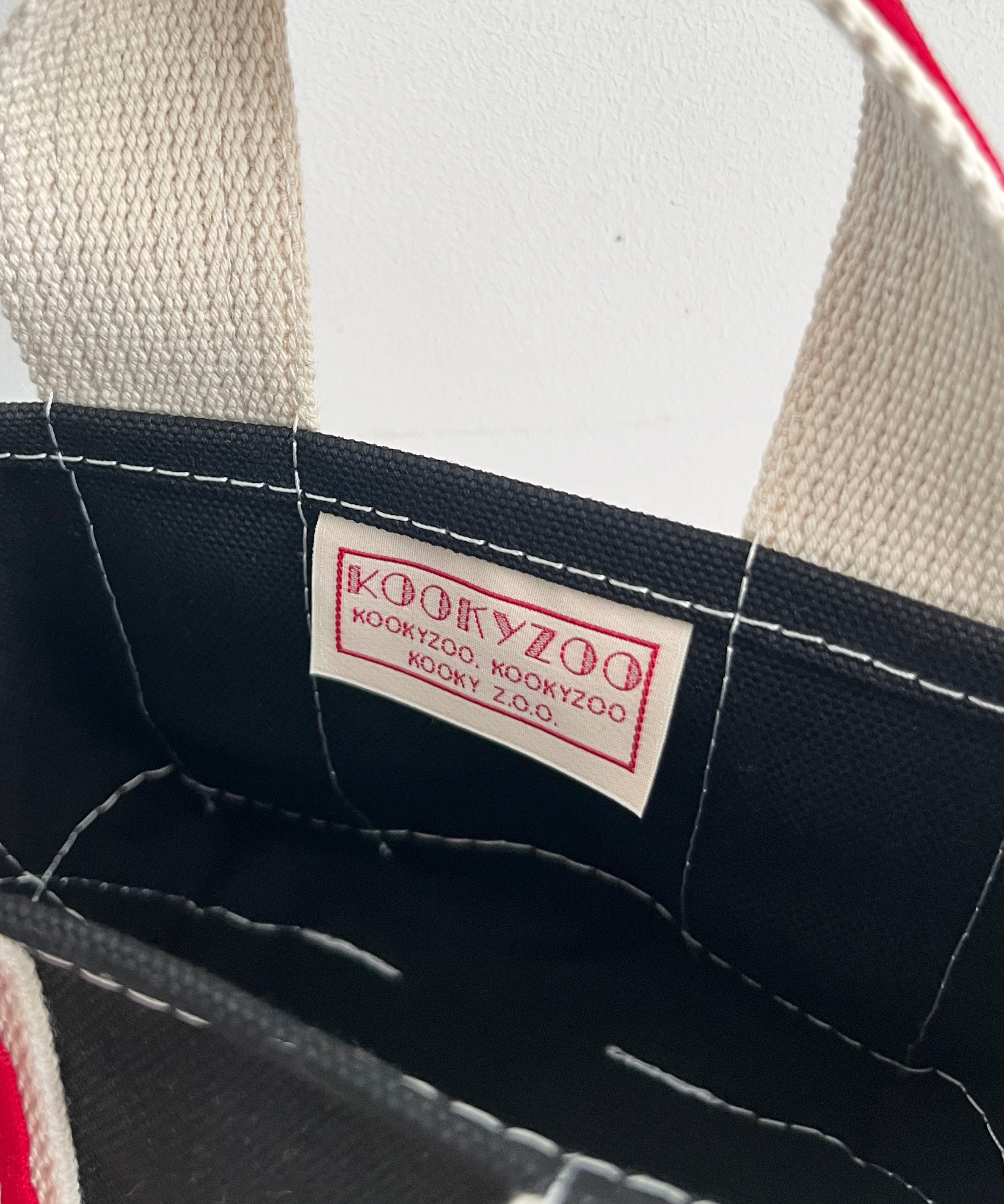 KOOKY ZOO Kooky bag "BLACK×RED"