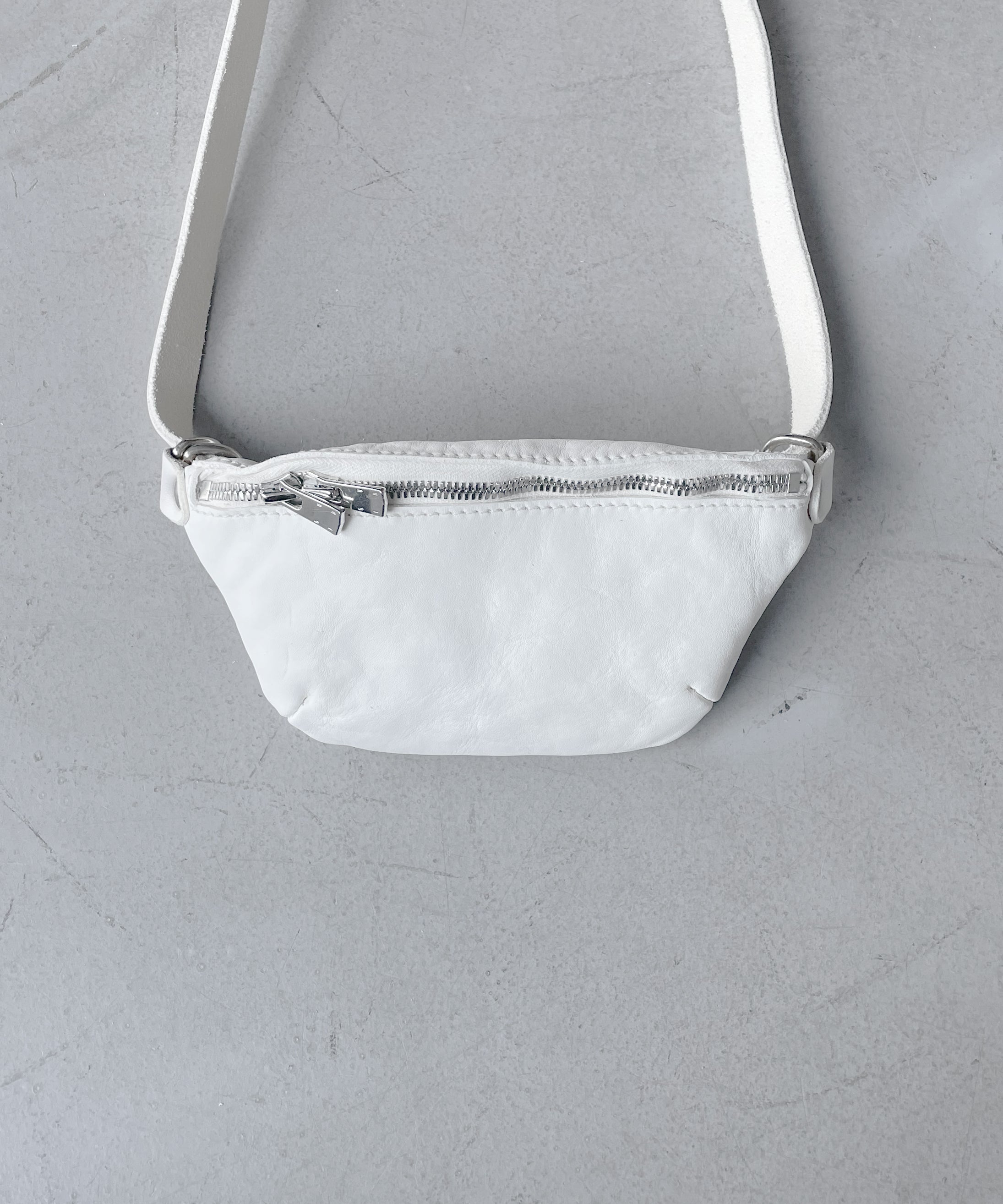 GUIDI Soft horse & groppone full grain "WHITE"